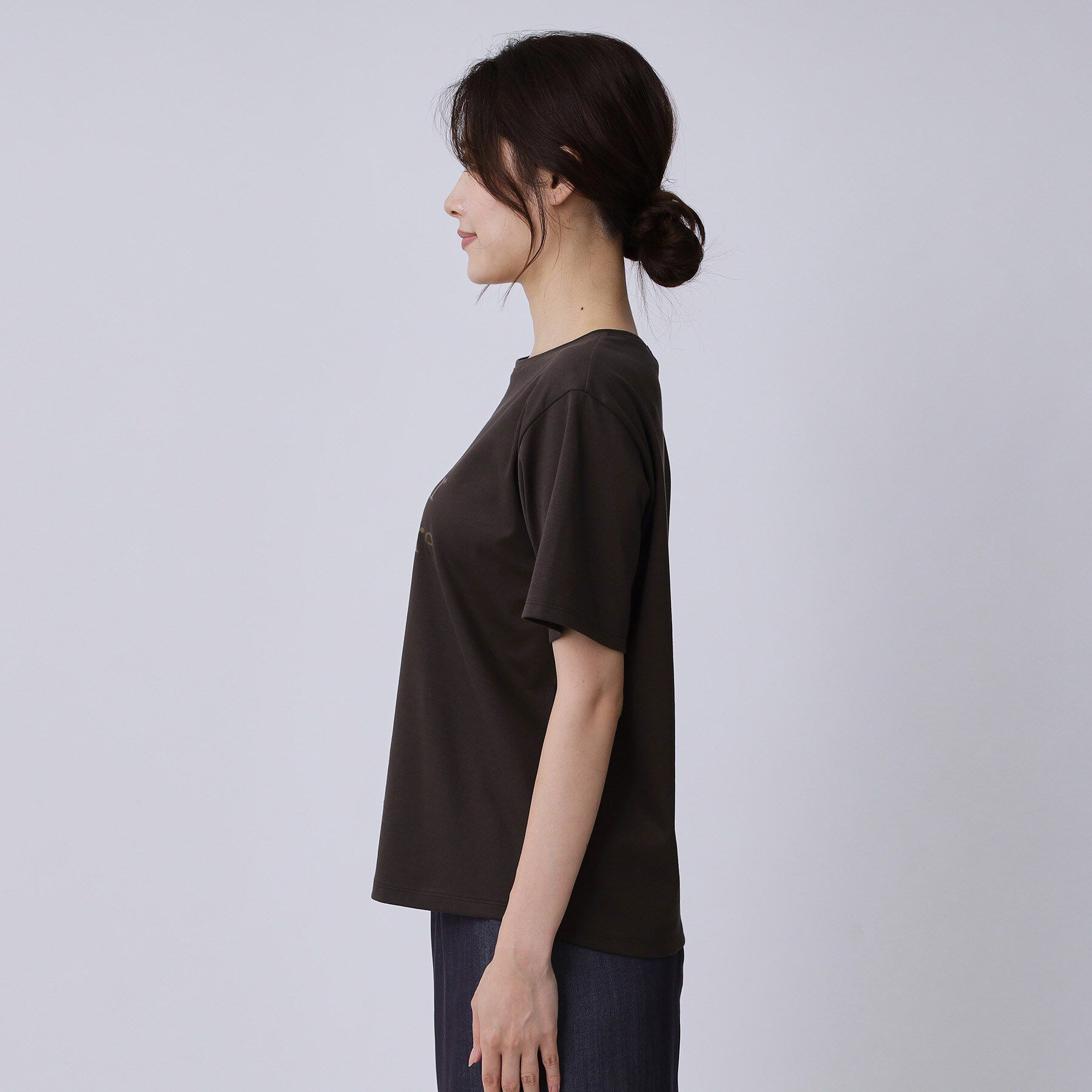 COUP DE CHANCE「【手洗い可／日本製／箔プリント】ロゴTシャツ」|Tシャツ・カットソー|