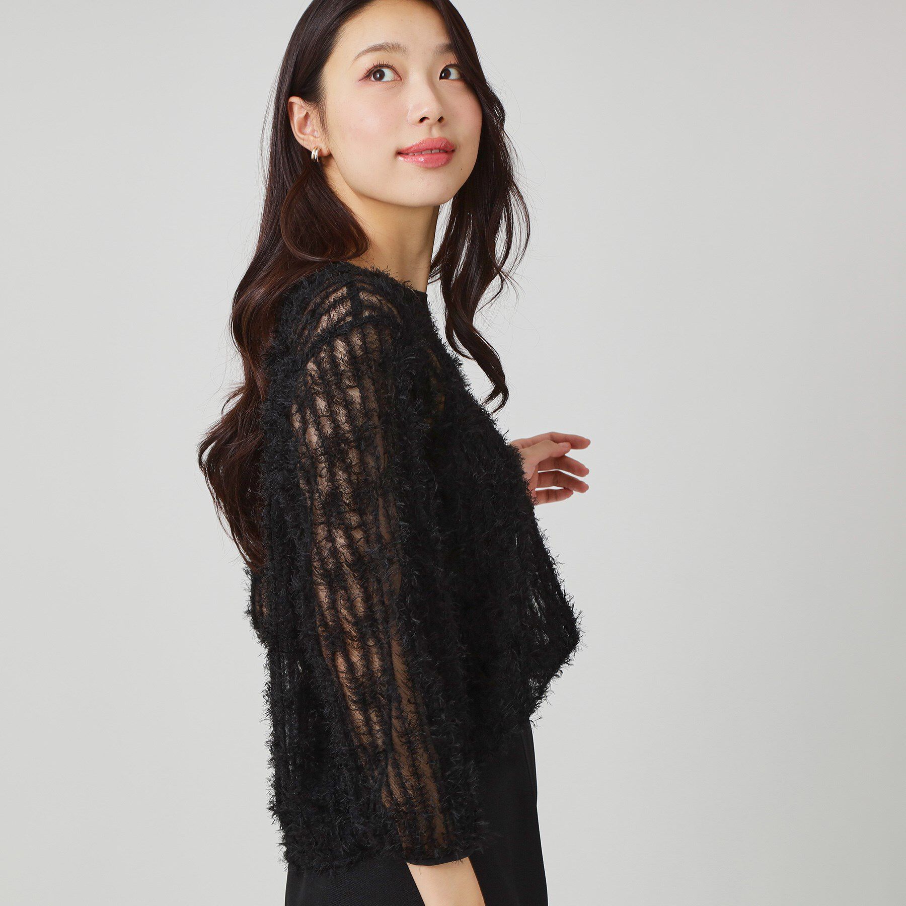 COUP DE CHANCE「【手洗い可／日本製】フェザーチュールのブラウス」|シャツ・ブラウス|