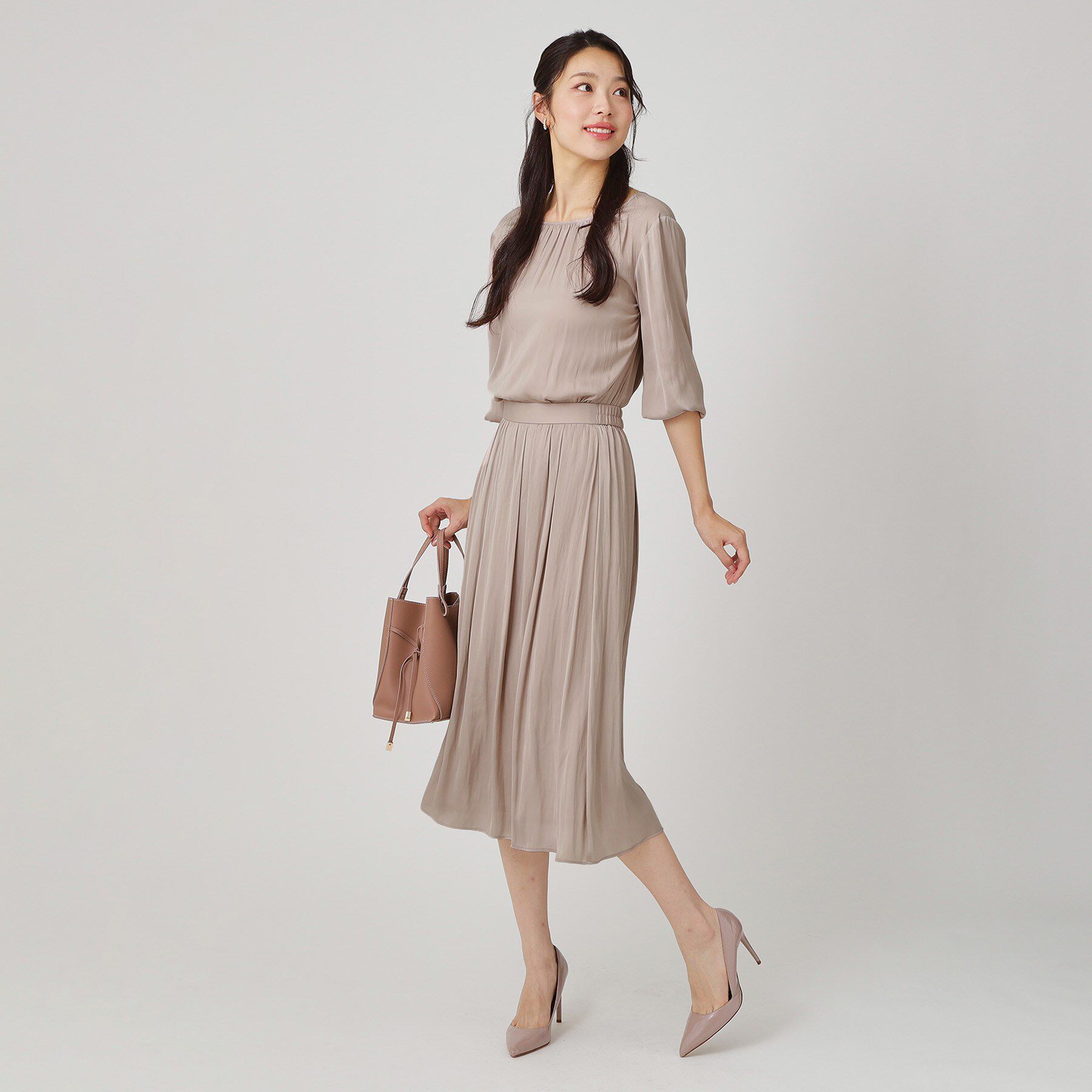 COUP DE CHANCE「【手洗い可／セットアップ可】エアリーなギャザーブラウス」|シャツ・ブラウス|