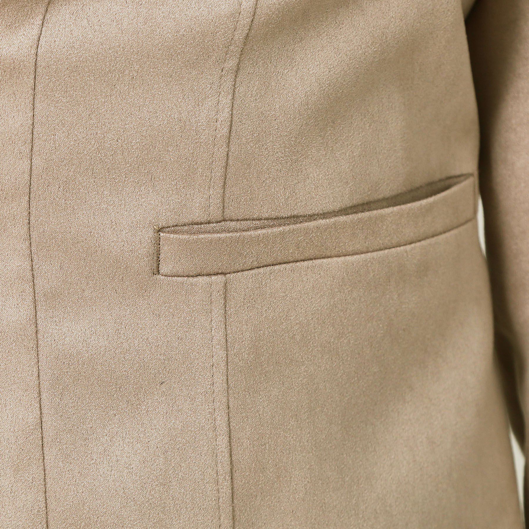 COUP DE CHANCE「【手洗い可／日本製】スェード調ノーカラージャケット」|ノーカラージャケット|