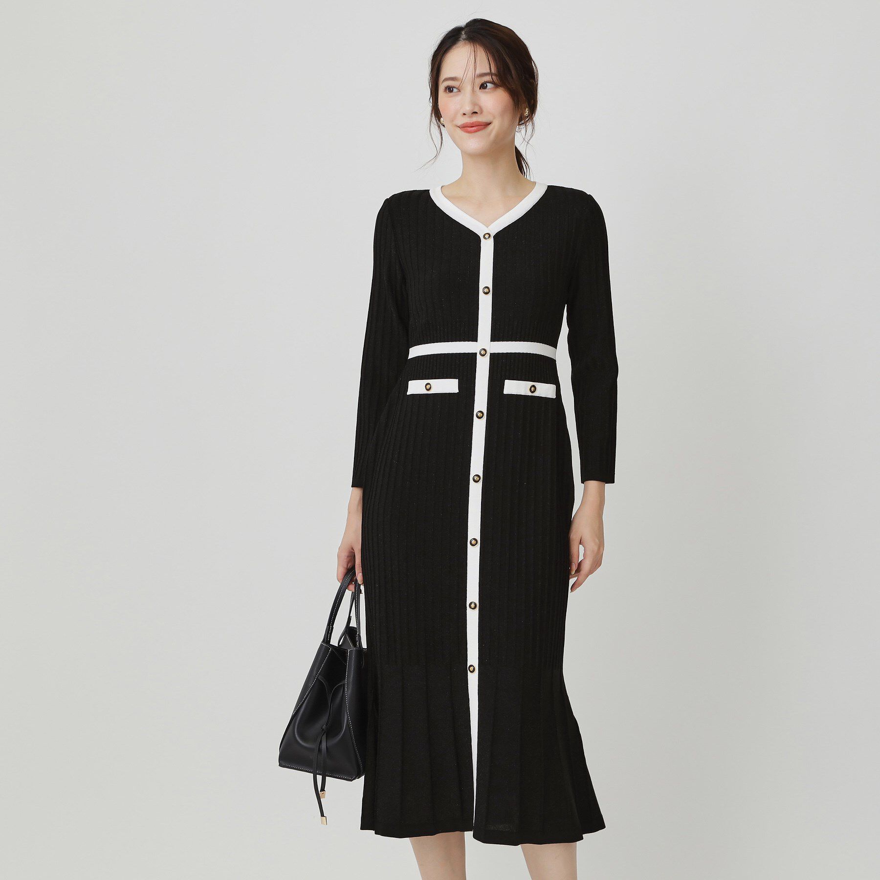 COUP DE CHANCE「【手洗い可／日本製】ニットドレス」|ワンピース|