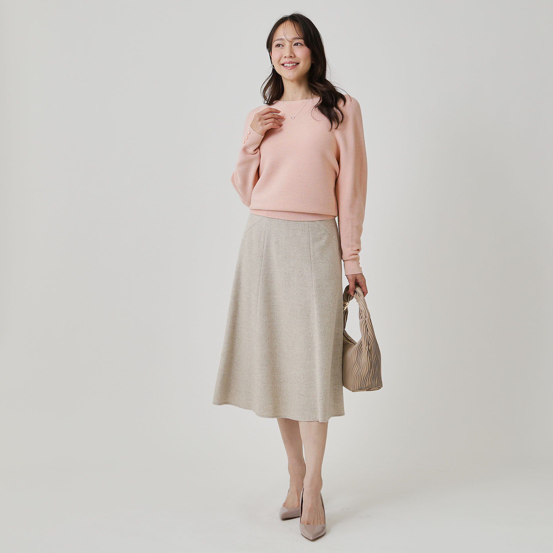 COUP DE CHANCE「【手洗い可／日本製／ホールガーメント】ラメ混ドルマンニットトップス」|ニット・セーター|