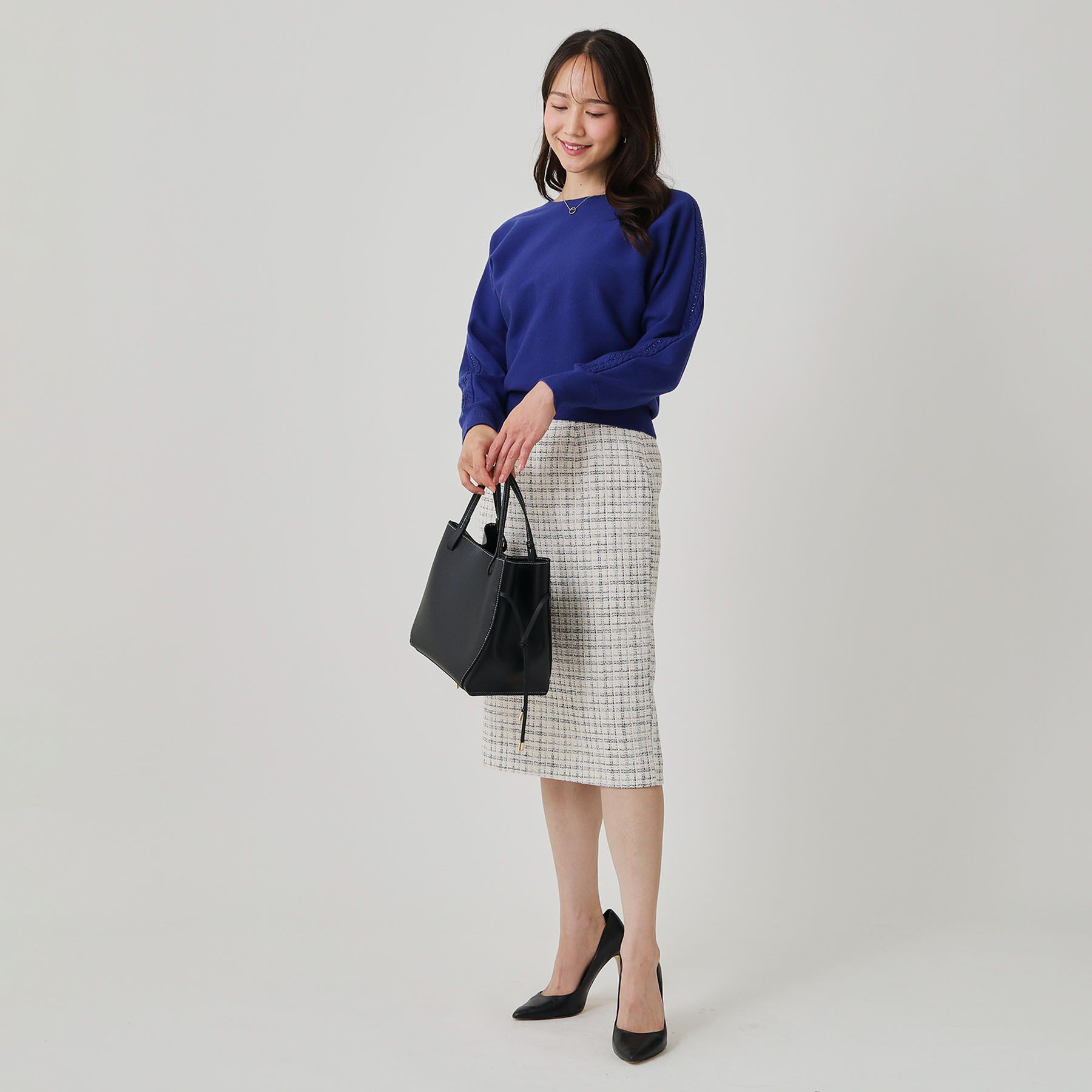 COUP DE CHANCE「【日本製】ツイードタイトスカート」|スカート|