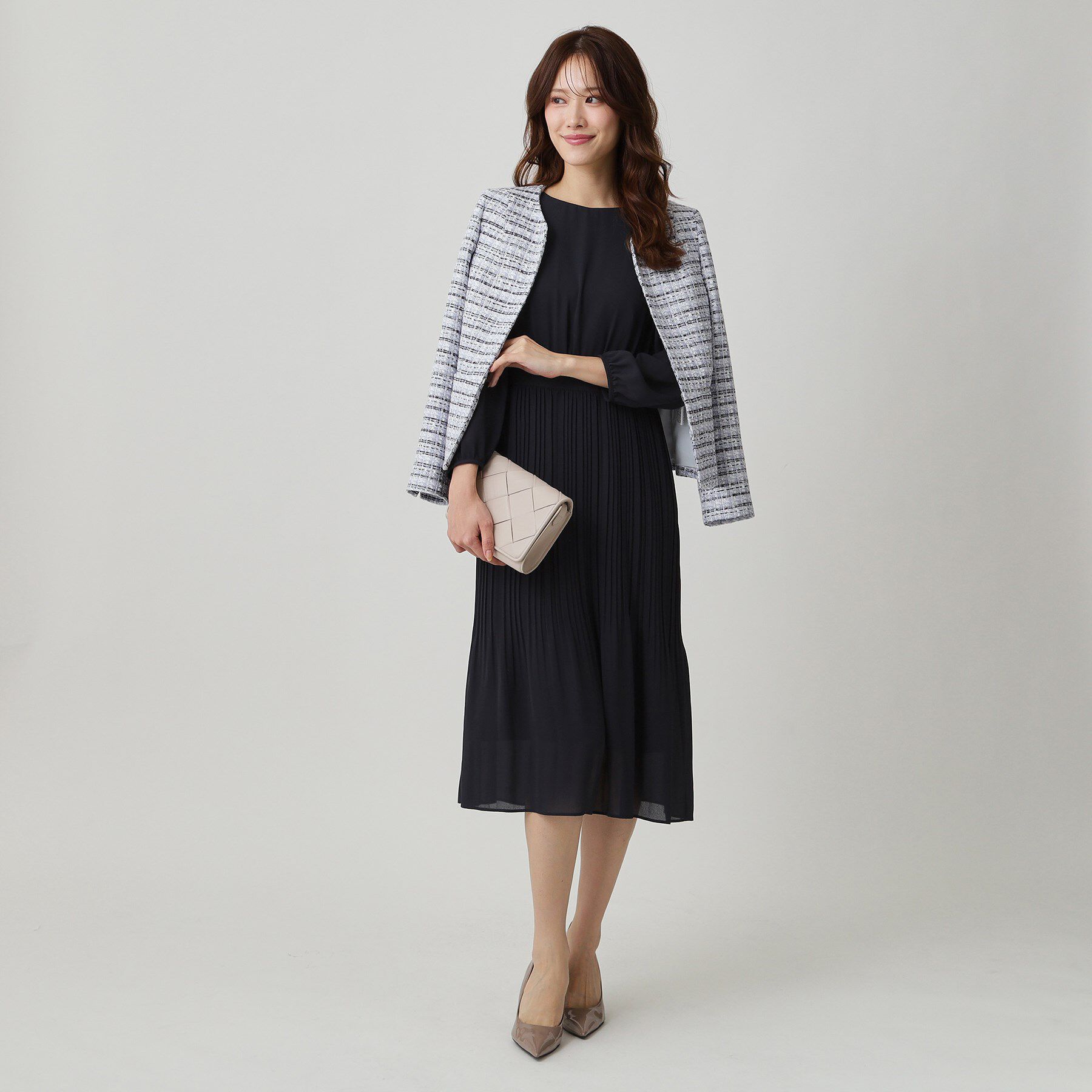 COUP DE CHANCE「【洗える/セレモニー】プリーツワンピース」|ワンピース|
