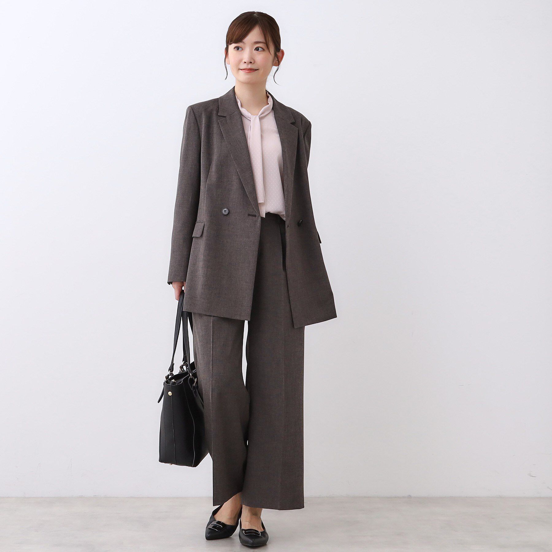 Reflect「【単品使いOK◎／ライトアウター／セットアップ可】リラクシーメランジジャケット」|テーラードジャケット|