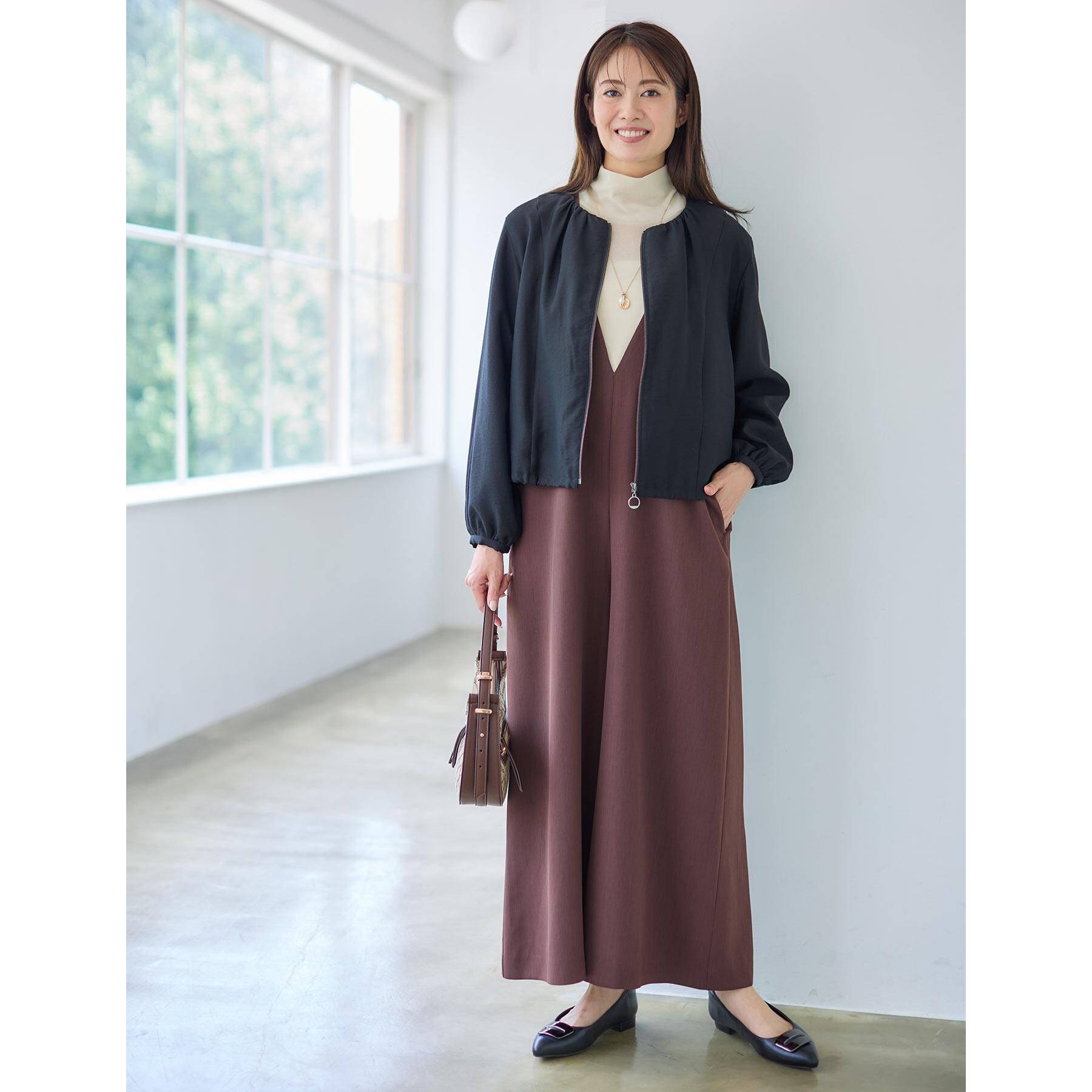 Reflect「【レイヤードスタイルのインナーに◎】タートル&times;ラグランスリーブプルオーバー」|Tシャツ・カットソー|