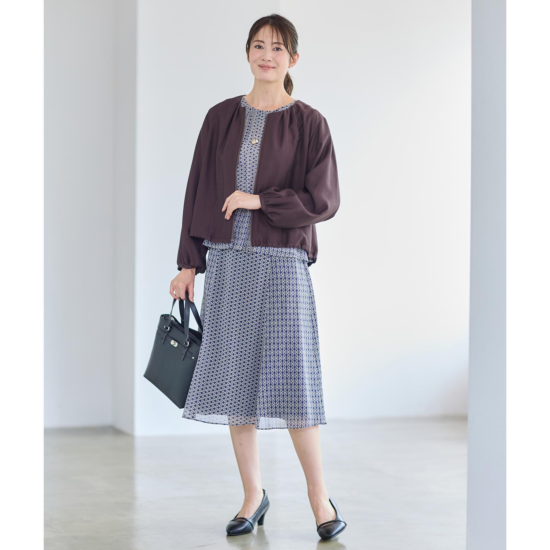 Reflect「【ライトアウター／ゆったり羽織れる／気軽な羽織りに◎】ライトブルゾン」|ブルゾン・スタジャン|