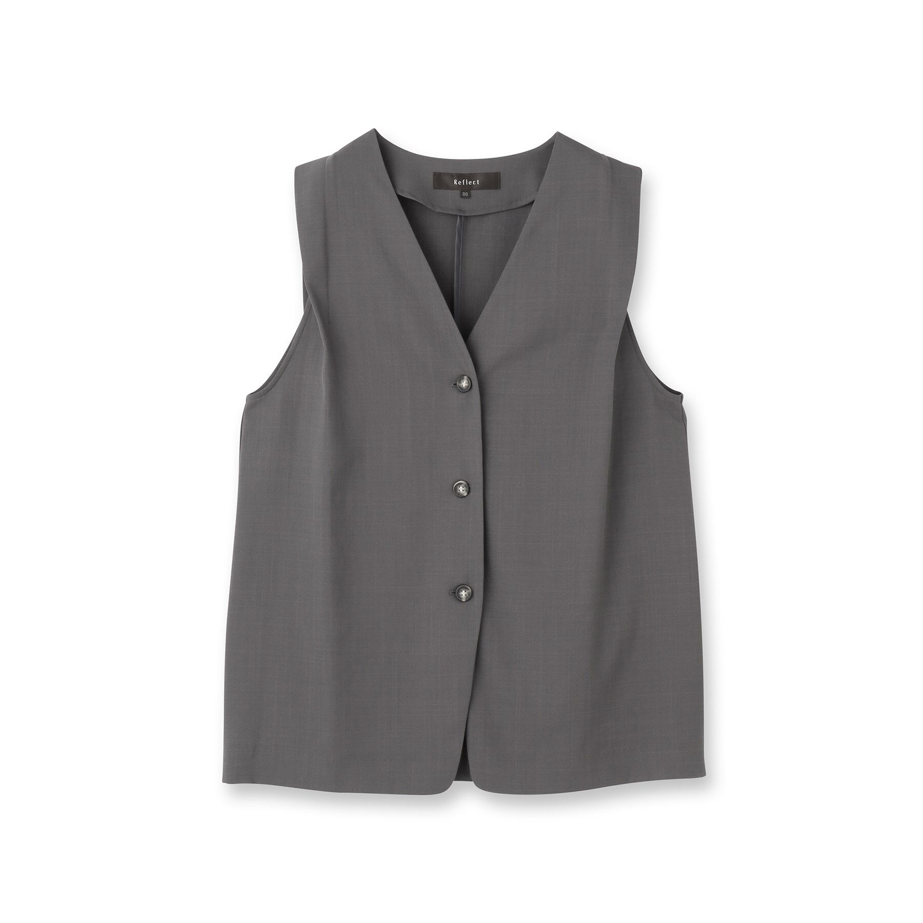 Reflect「【ウエスト総ゴム／セットアップ／単品使いOK◎】ベスト＋ストレートパンツセット」|スーツ|