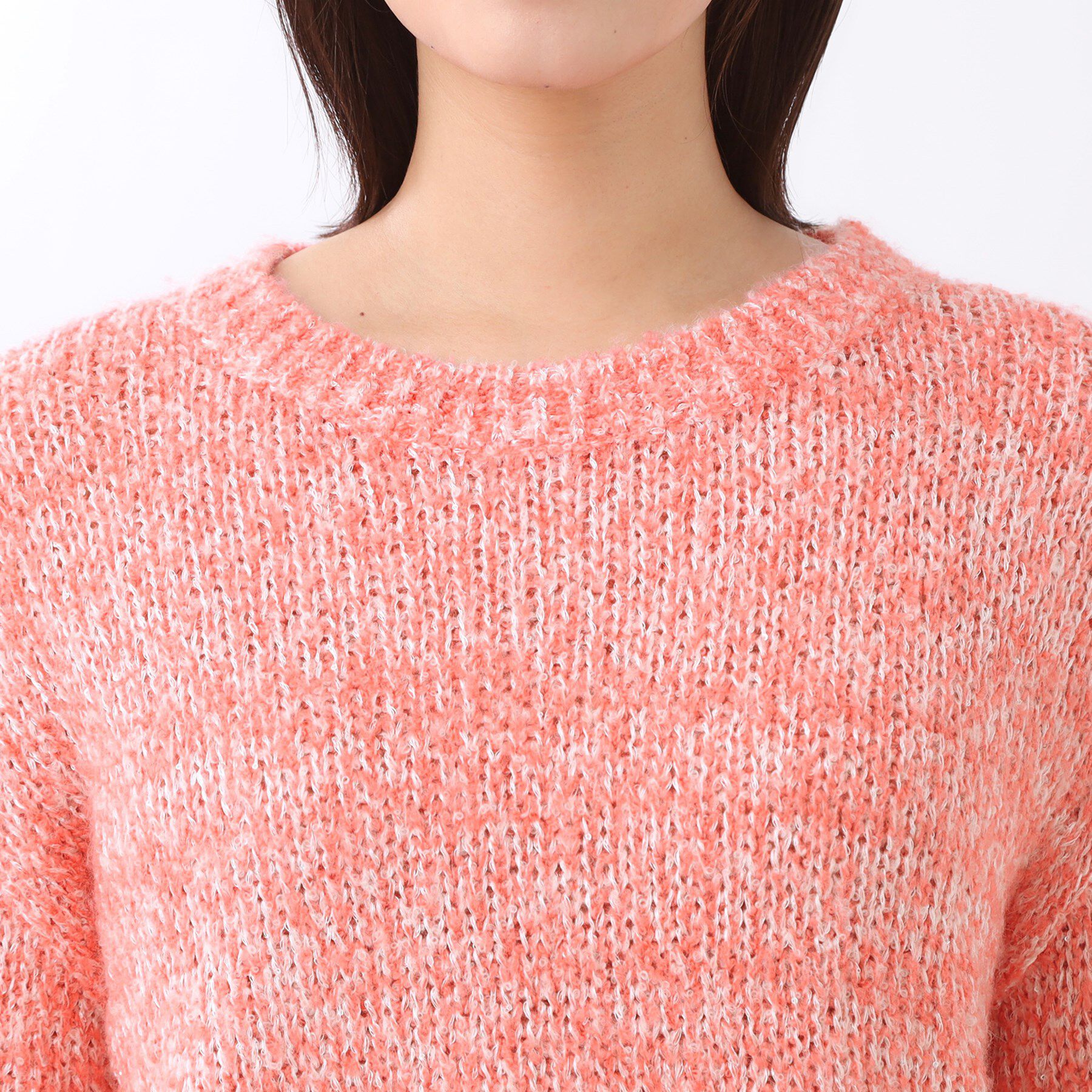 Reflect「【一枚で着映え◎／ゆったり着られるワンサイズ】スパンコール&times;ラメニット」|ニット・セーター|