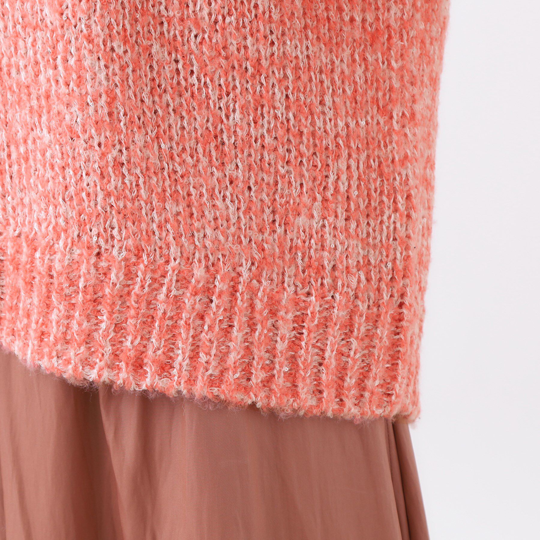 Reflect「【一枚で着映え◎／ゆったり着られるワンサイズ】スパンコール&times;ラメニット」|ニット・セーター|