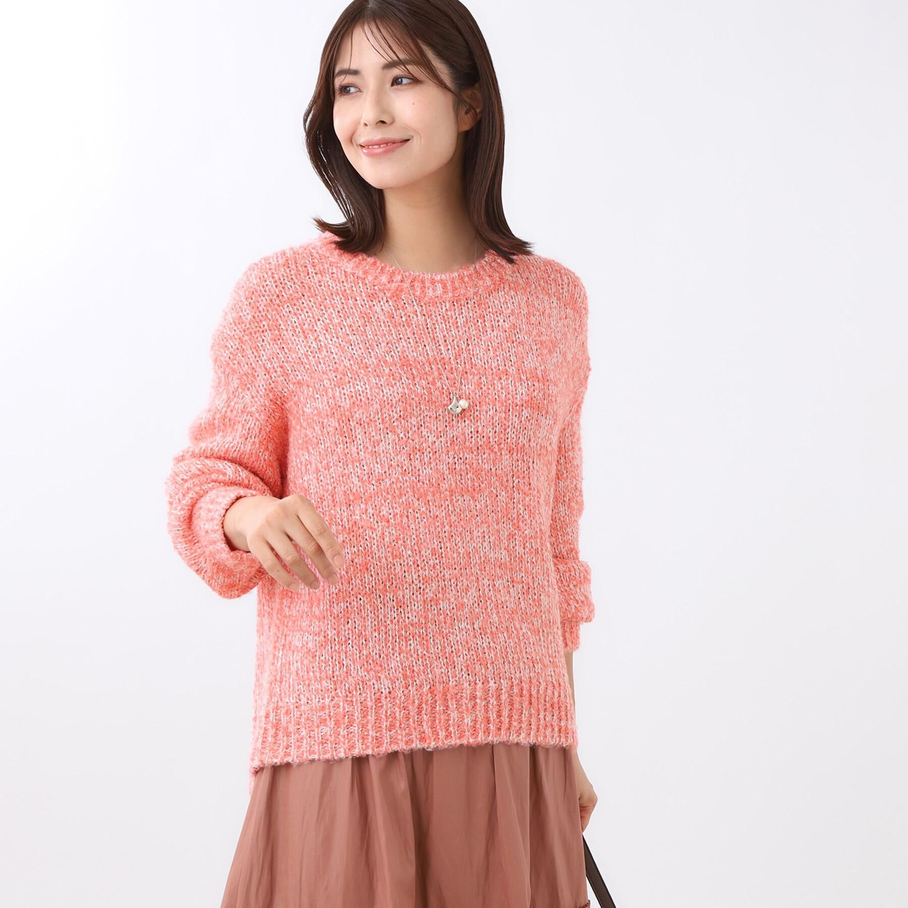 Reflect「【一枚で着映え◎／ゆったり着られるワンサイズ】スパンコール&times;ラメニット」|ニット・セーター|