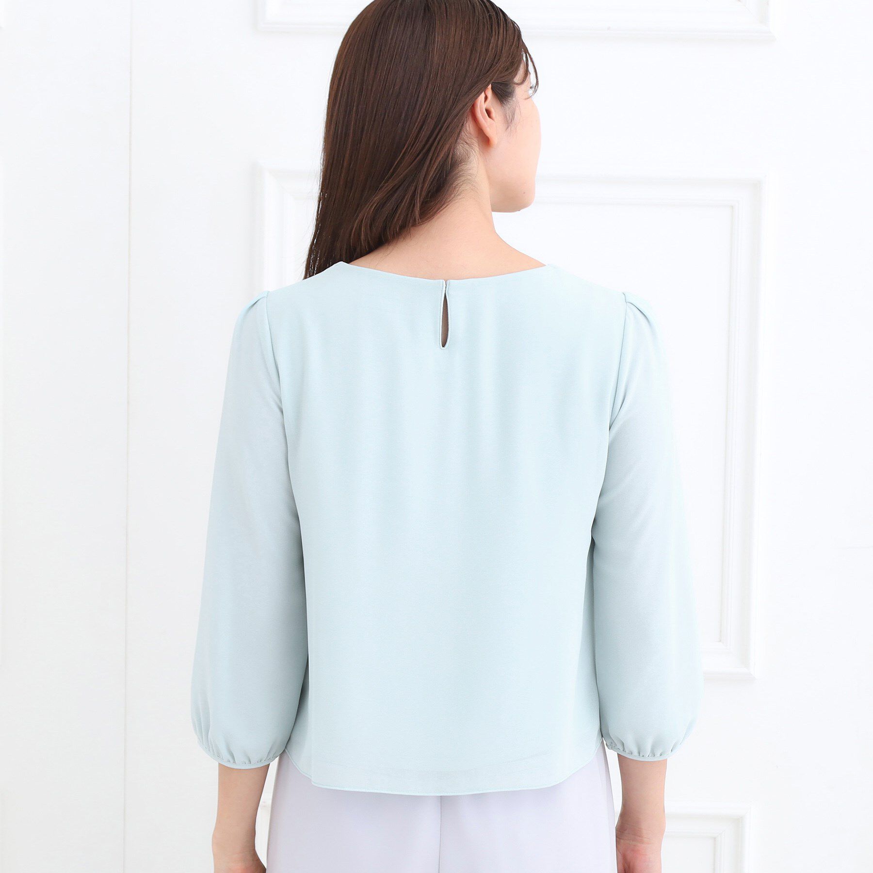 Reflect「【フォーマル／入卒／お仕事に◎】ピンタック&times;スカラレースブラウス」|シャツ・ブラウス|