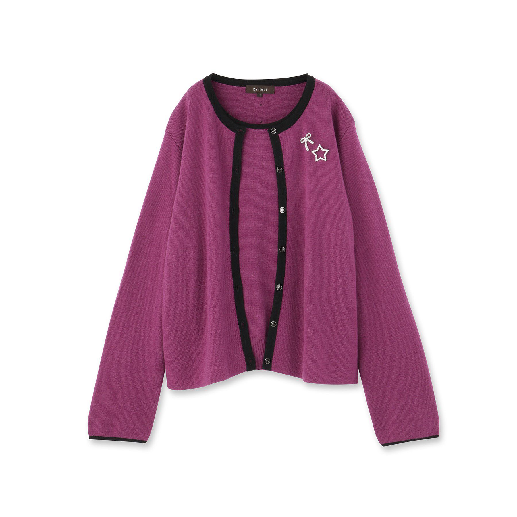 Reflect「【秋映え／単品使い◎／すっきり見え】ブローチ付きニットアンサンブル」|その他|