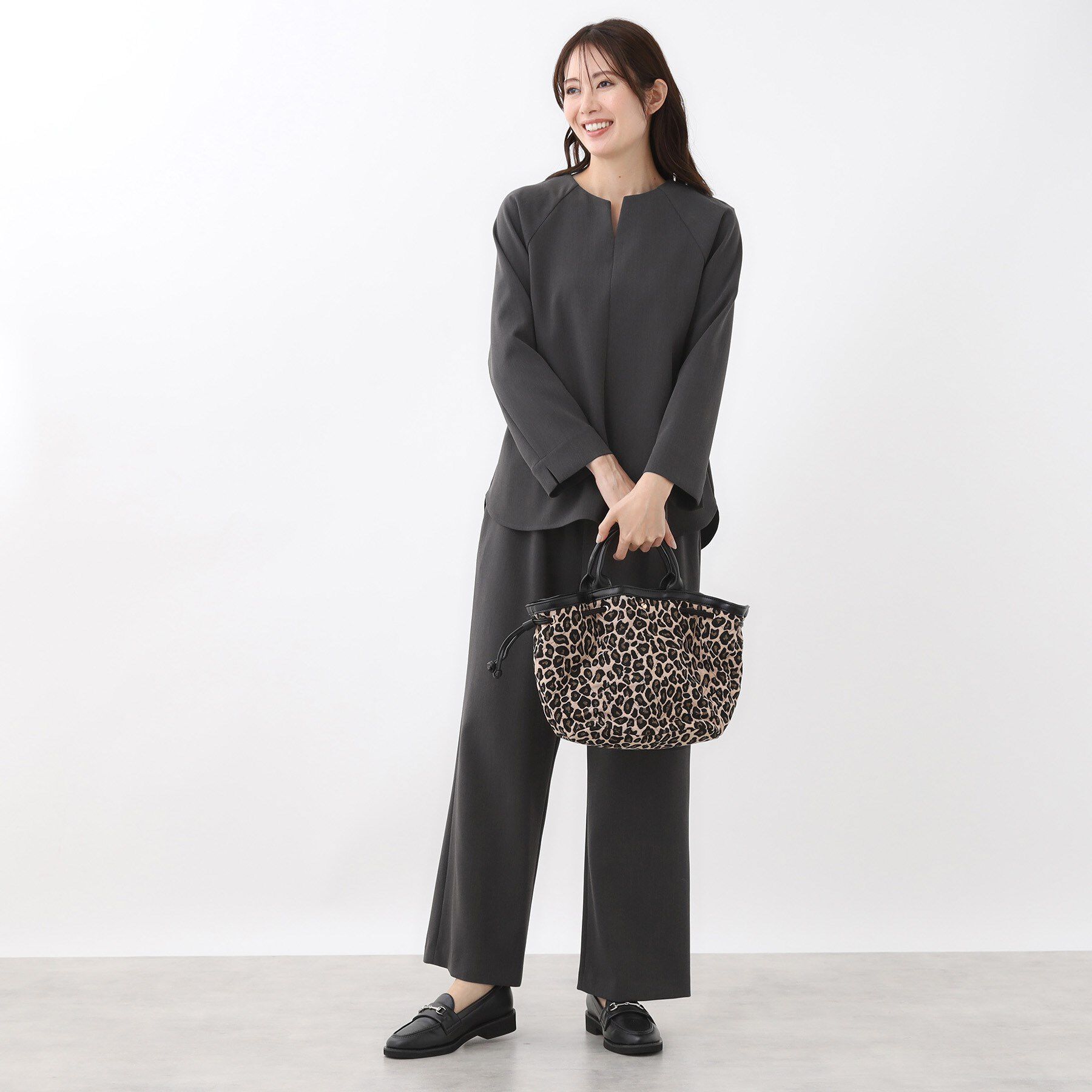 Reflect「【レイヤードスタイル◎／セットアップ可】ラグランスリーブプルオーバー」|シャツ・ブラウス|