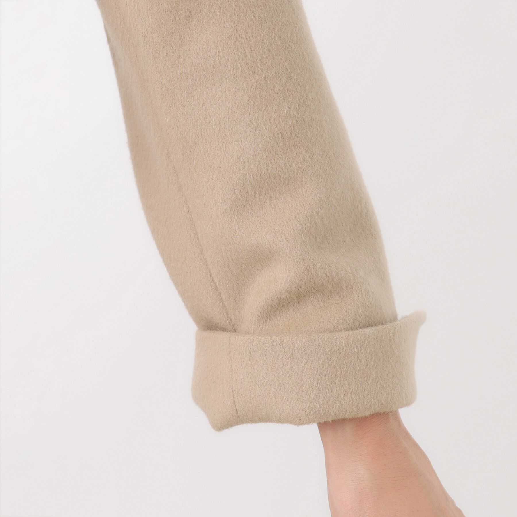 Reflect「【選べる6色】テーラードカラーロングウール混コート」|チェスターコート|