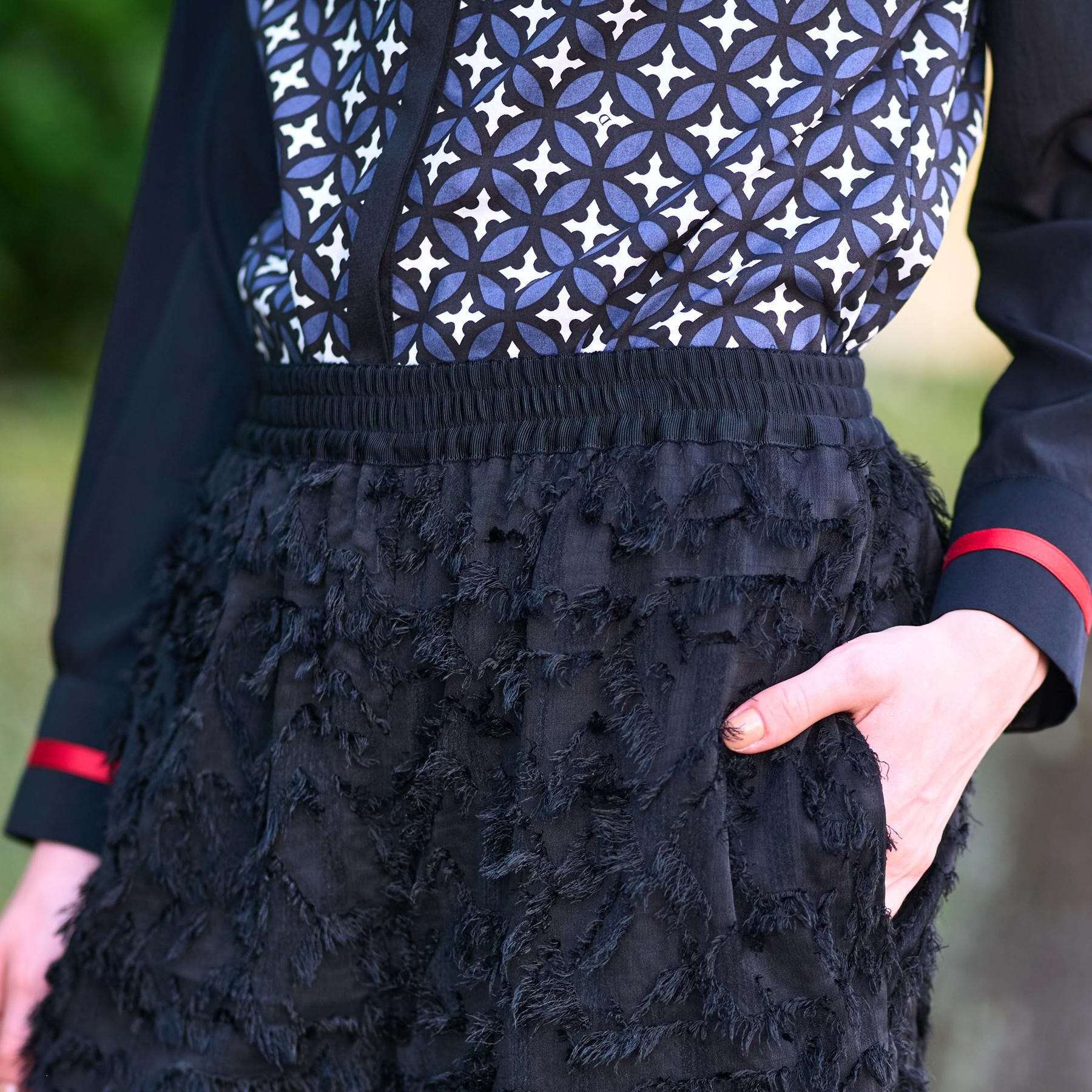 DRESSTERIOR「【セットアップ可/美人百花/美香さん着用】カットジャカードイージーパンツ」|その他|