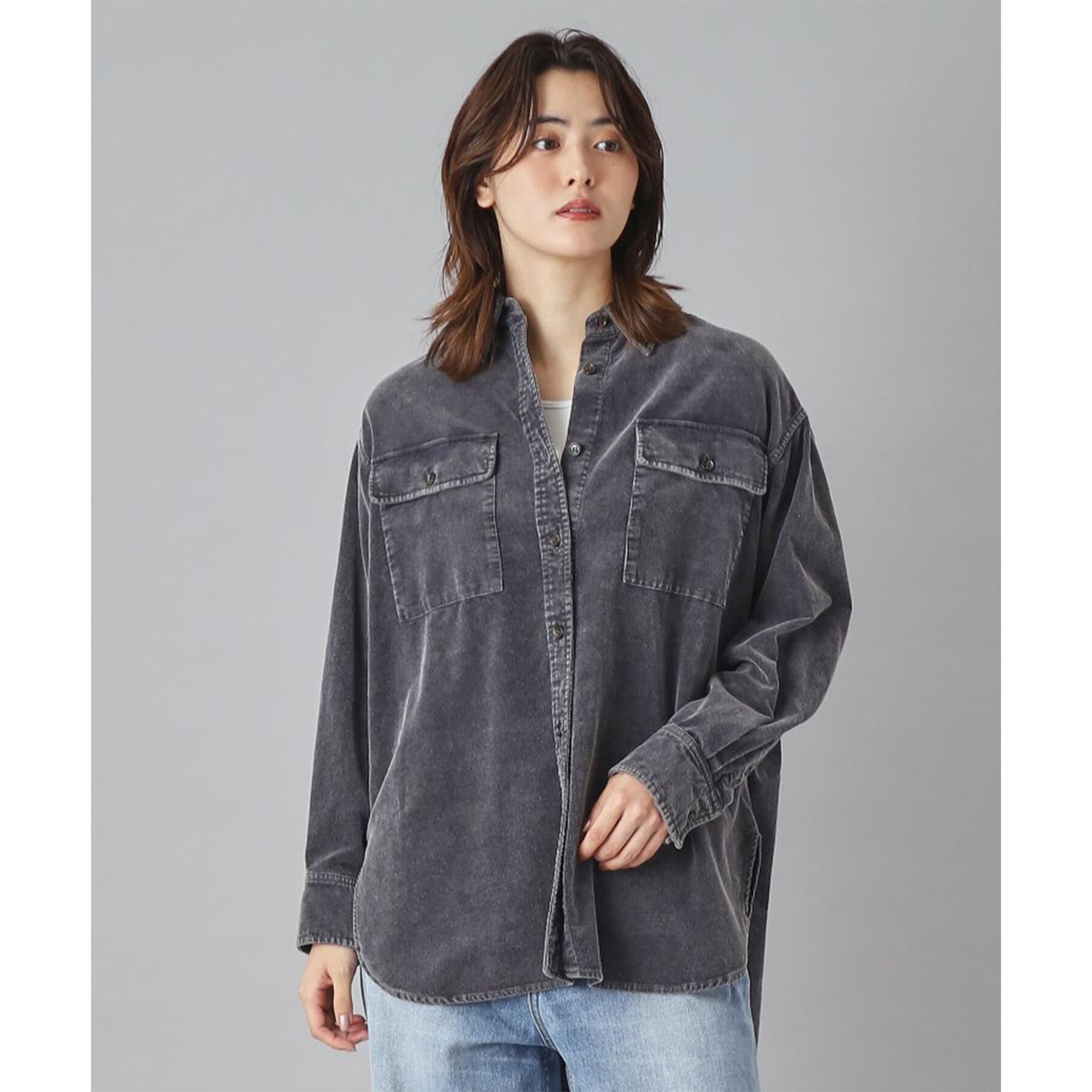 DRESSTERIOR「【洗える/抜け感】コーデュロイガーメントダイシャツ」|シャツ・ブラウス|