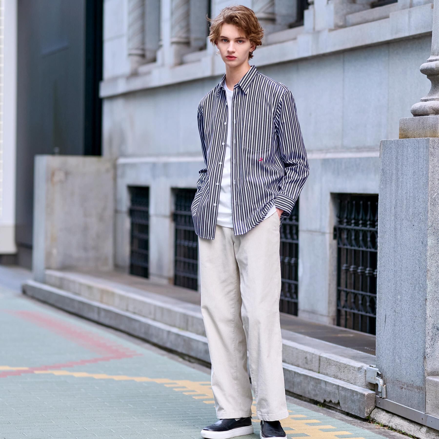 DRESSTERIOR「THOMAS MASON ストライプシャツ」|シャツ・ブラウス|