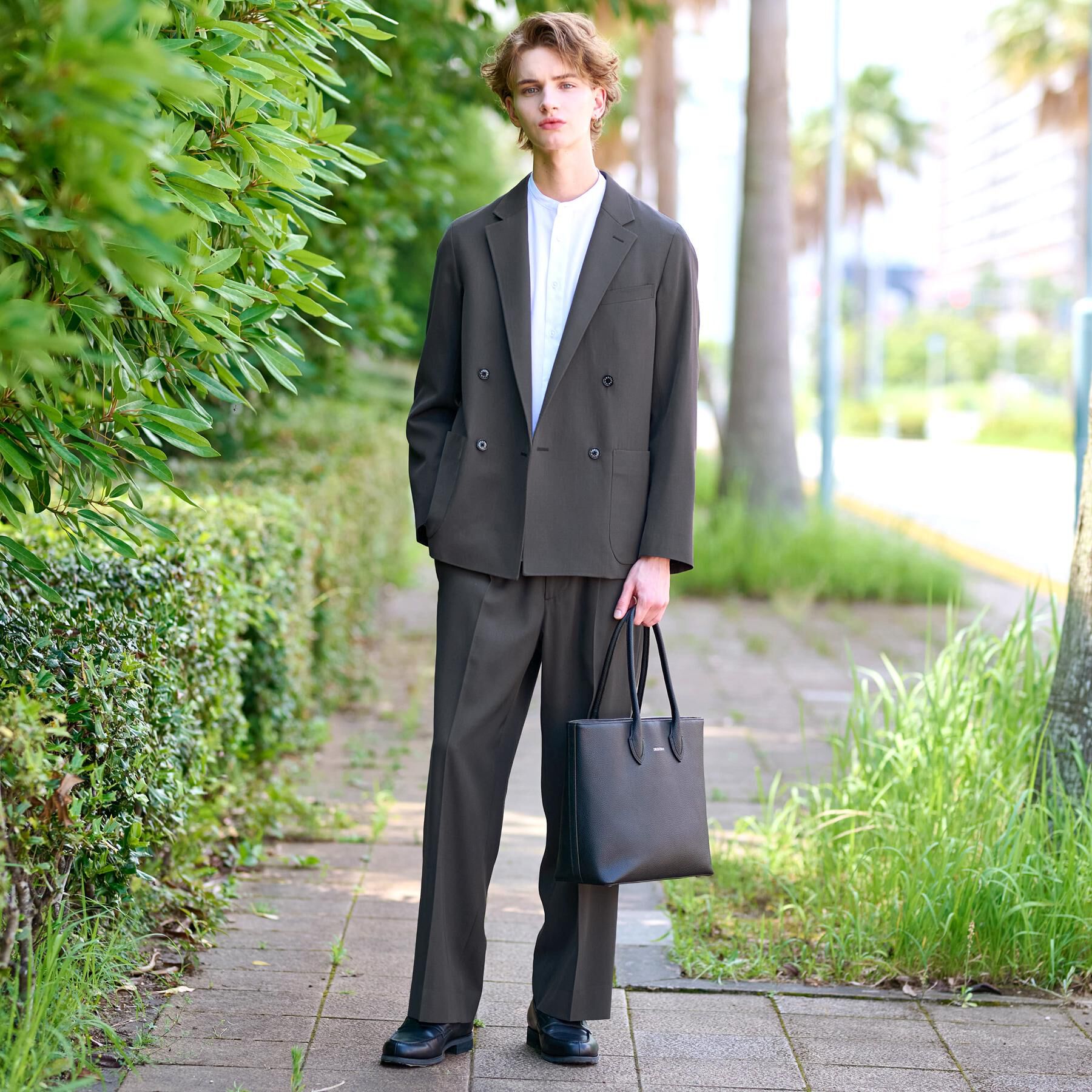 DRESSTERIOR「【セットアップ可】クリアーカルゼ SET UP ワイドパンツ」|その他|