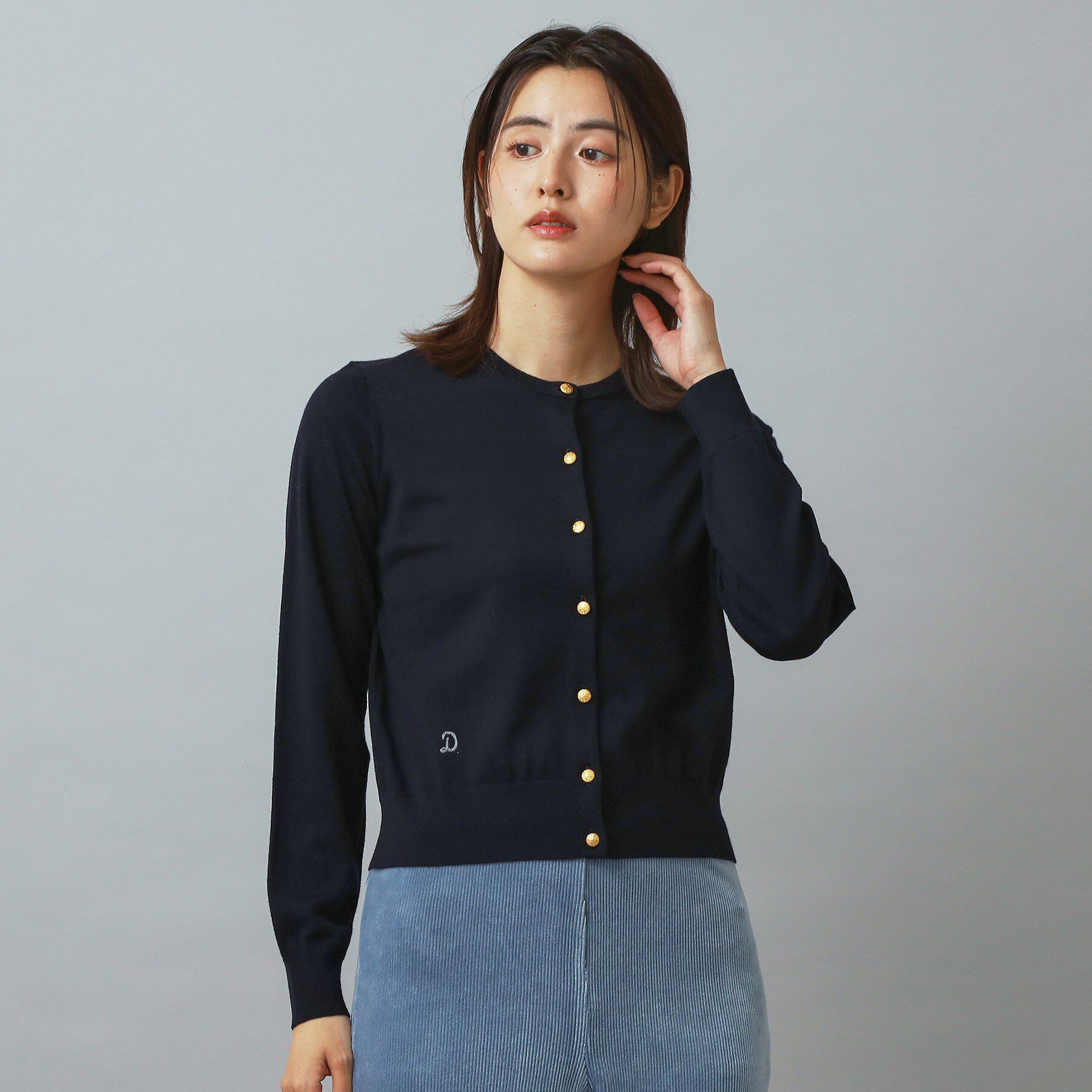 DRESSTERIOR「ウォッシャブルファインウールカーディガン」|カーディガン|