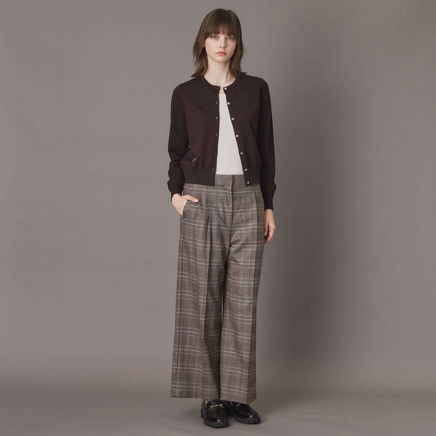 DRESSTERIOR「ウォッシャブルファインウールカーディガン」|カーディガン|