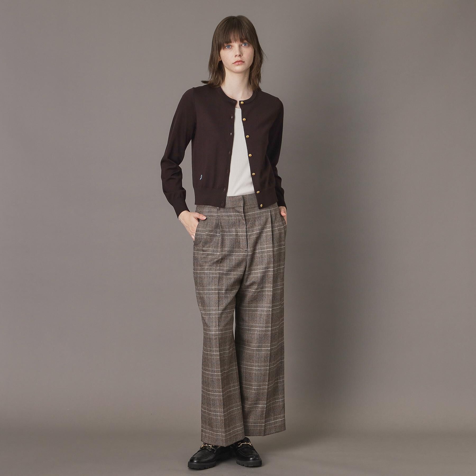 DRESSTERIOR「ウォッシャブルファインウールカーディガン」|カーディガン|