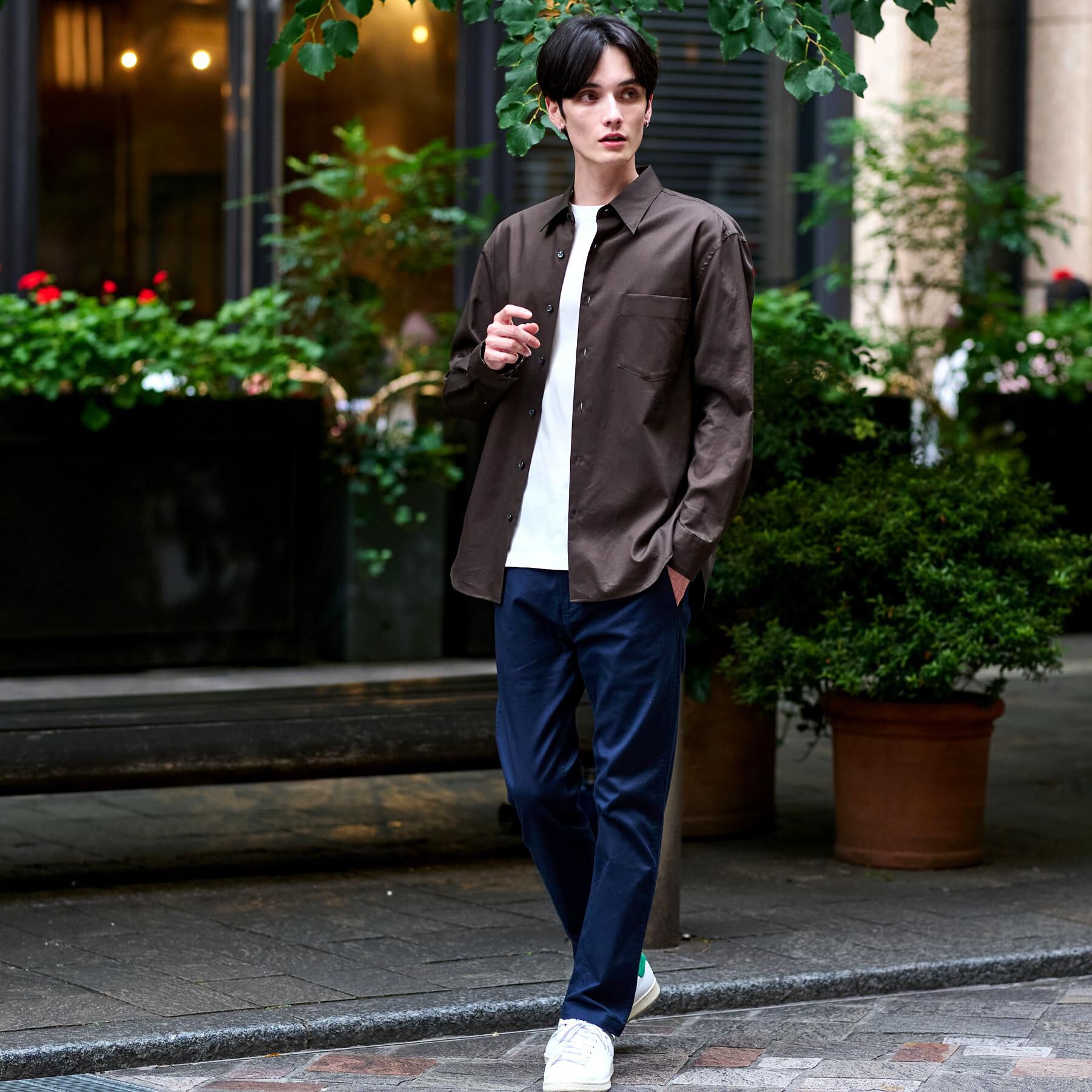 DRESSTERIOR「200双糸 ブロード レギュラーシャツ」|シャツ・ブラウス|