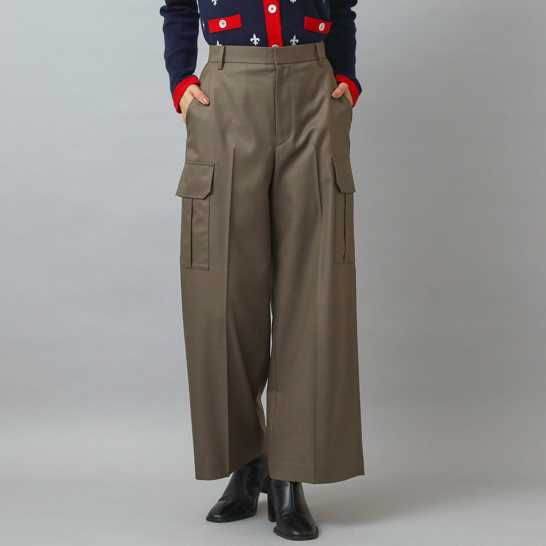 DRESSTERIOR「ラスターツイルワイドカーゴパンツ」|その他|