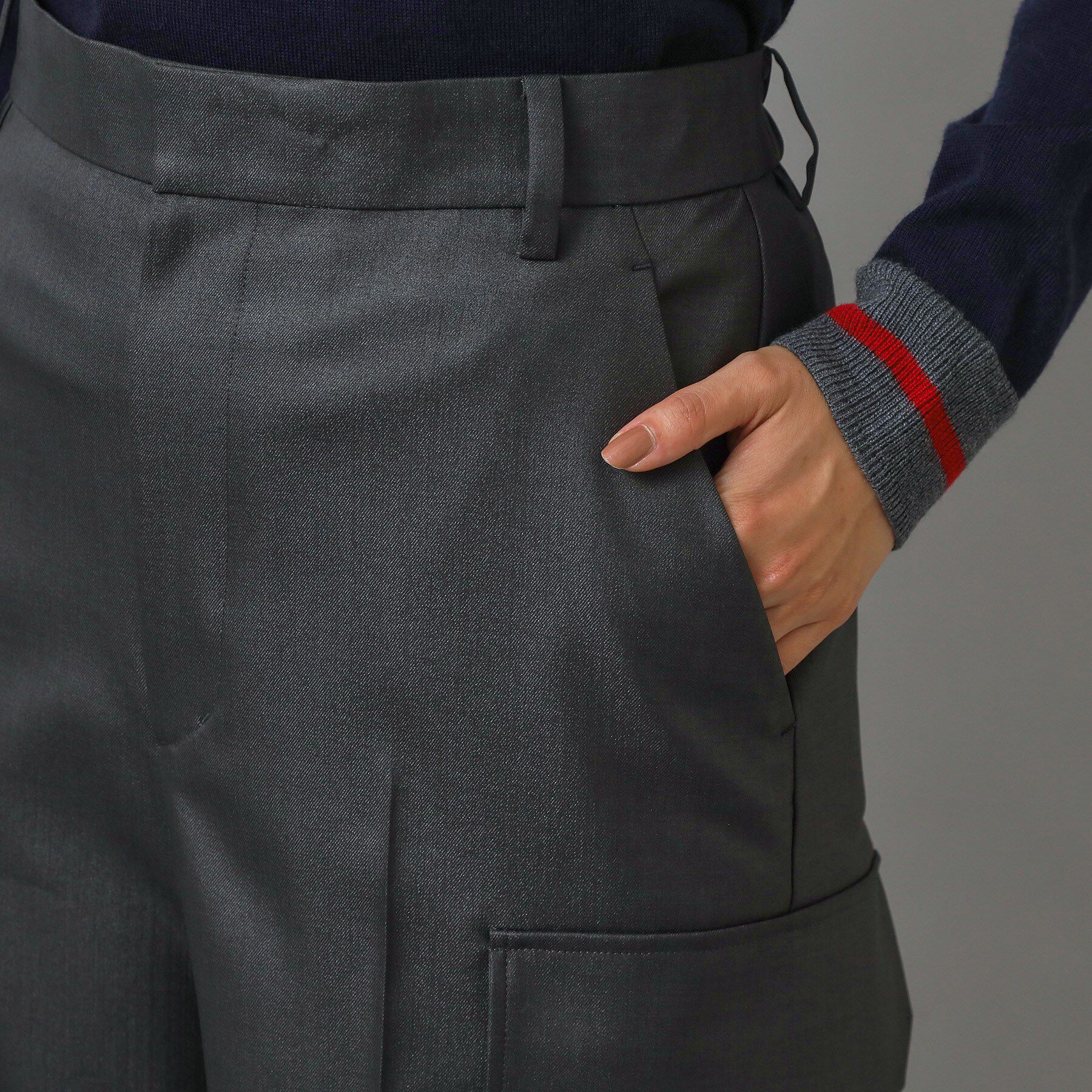 DRESSTERIOR「ラスターツイルワイドカーゴパンツ」|その他|