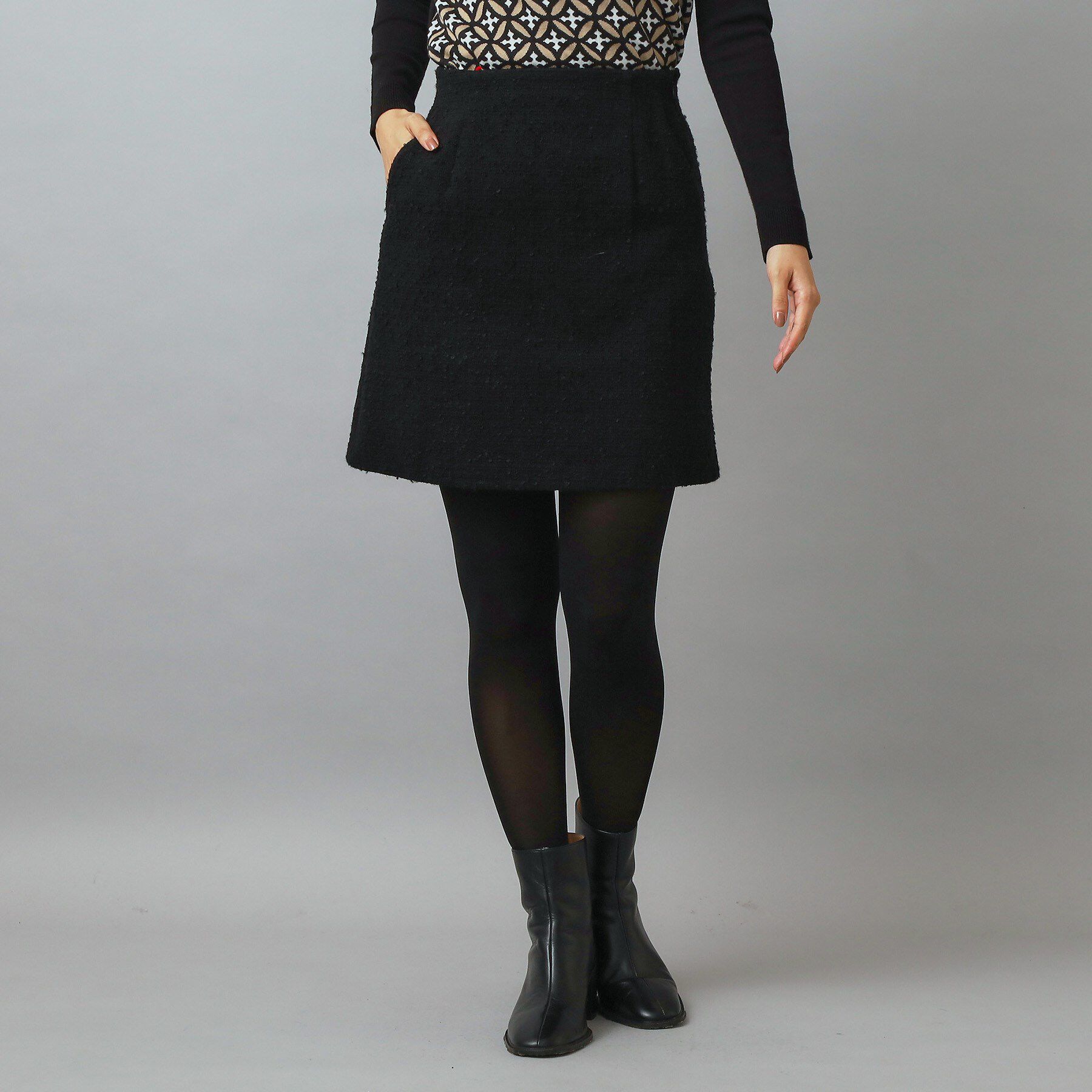 DRESSTERIOR「【otonaMUSE 11月号掲載/セットアップ可】ブッチャーツイードミニスカート」|スカート|