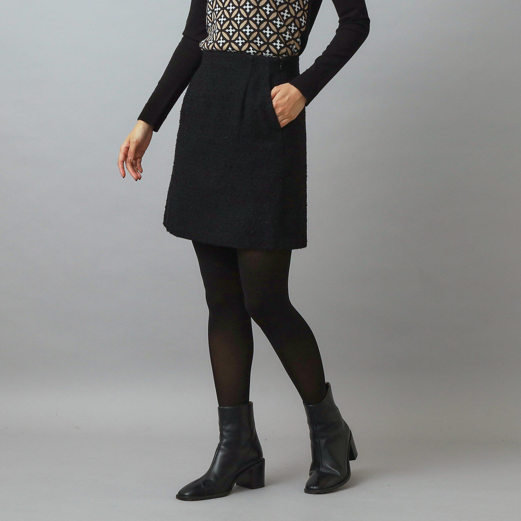 DRESSTERIOR「【otonaMUSE 11月号掲載/セットアップ可】ブッチャーツイードミニスカート」|スカート|