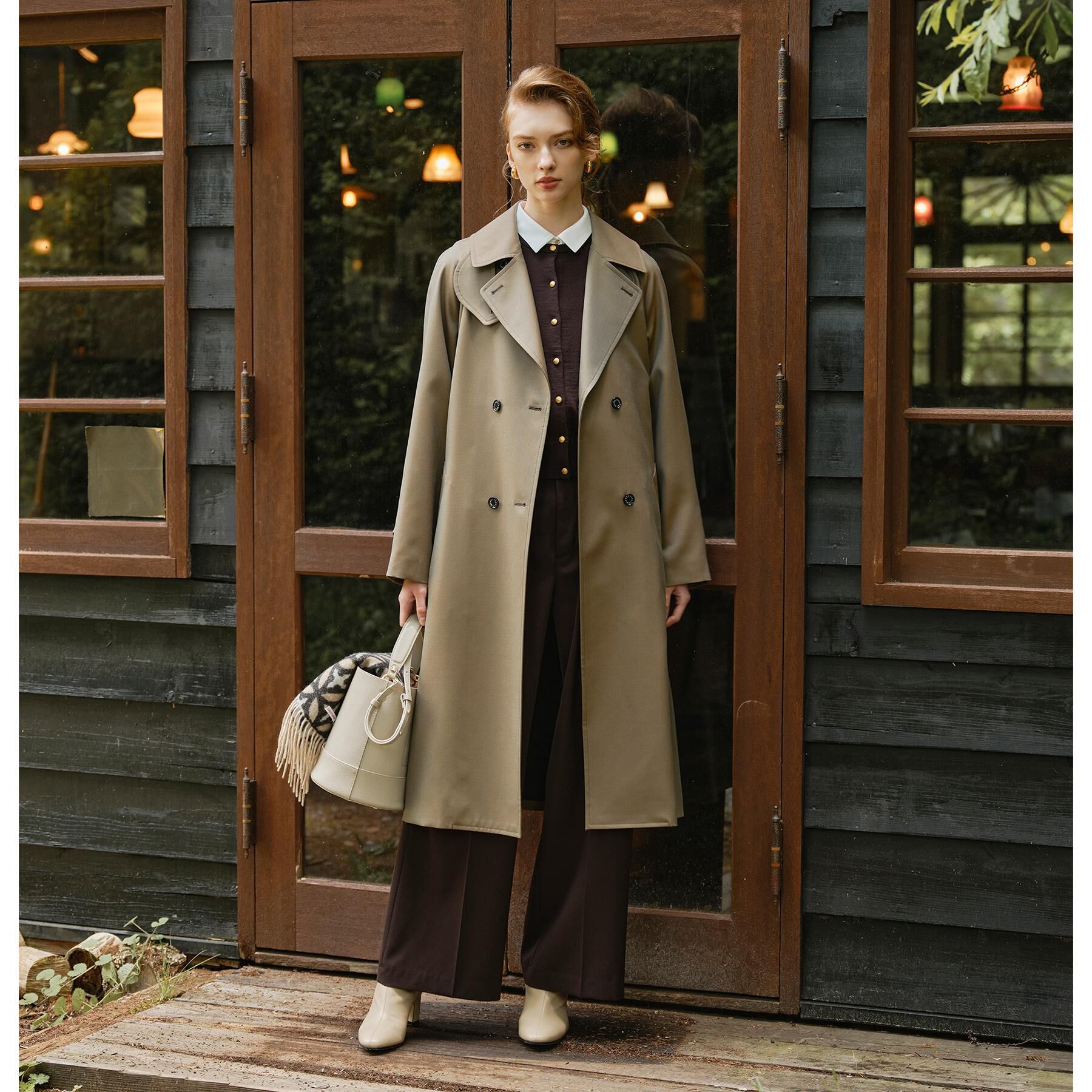 DRESSTERIOR「ウールギャバアルスターコート」|チェスターコート|