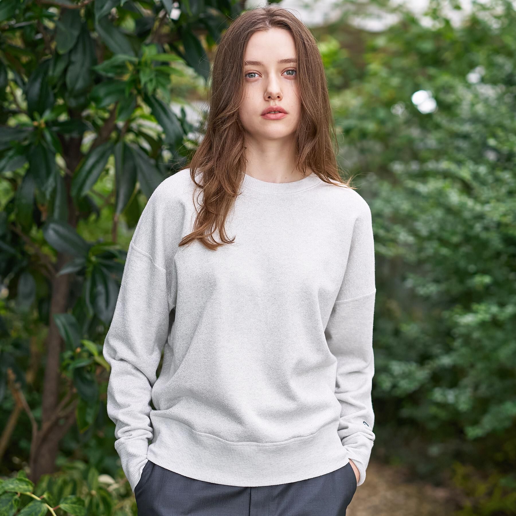 DRESSTERIOR「ラメ裏毛プルオーバー」|Tシャツ・カットソー|