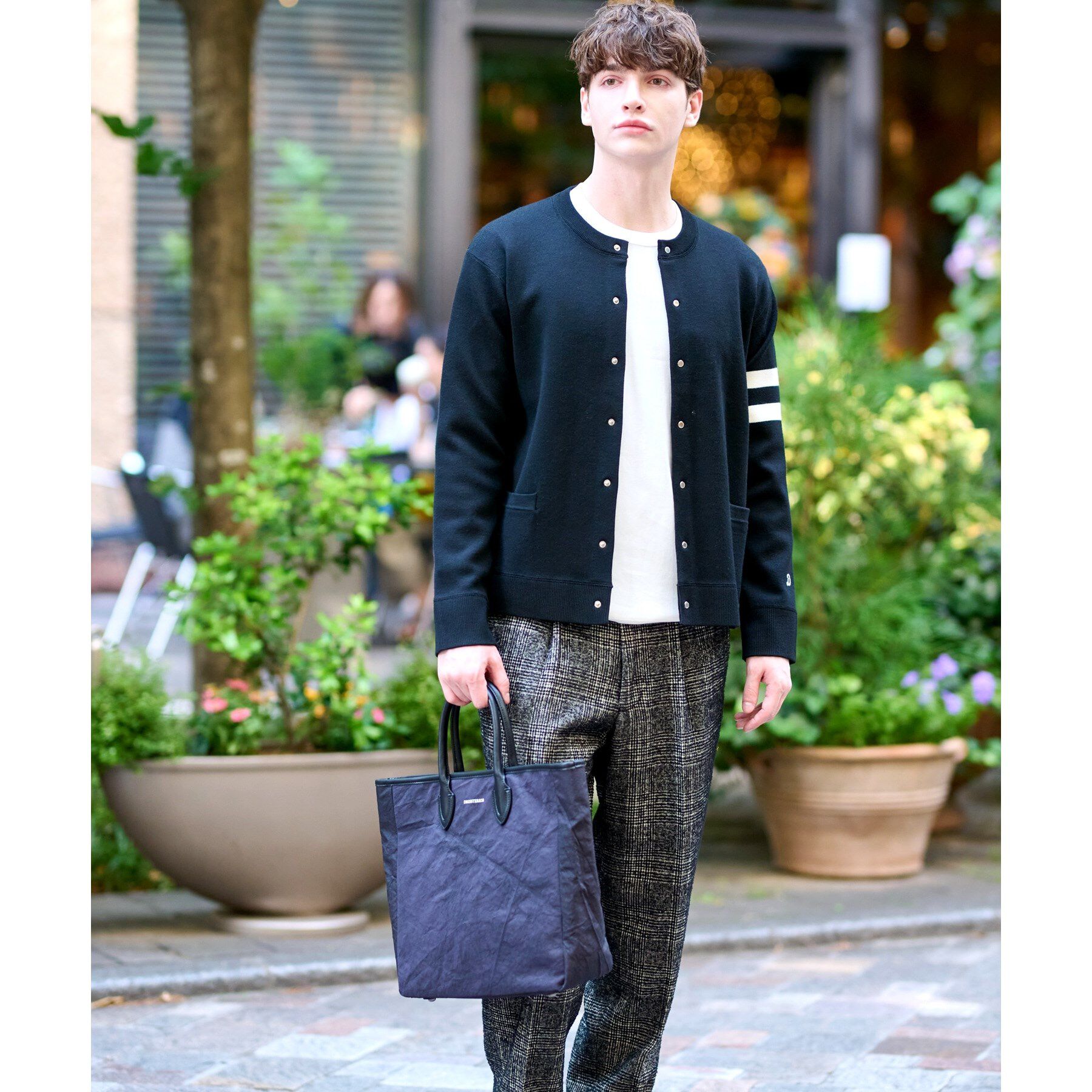 DRESSTERIOR「ウォッシャブル アームライン ラウンドカーディガン」|カーディガン|