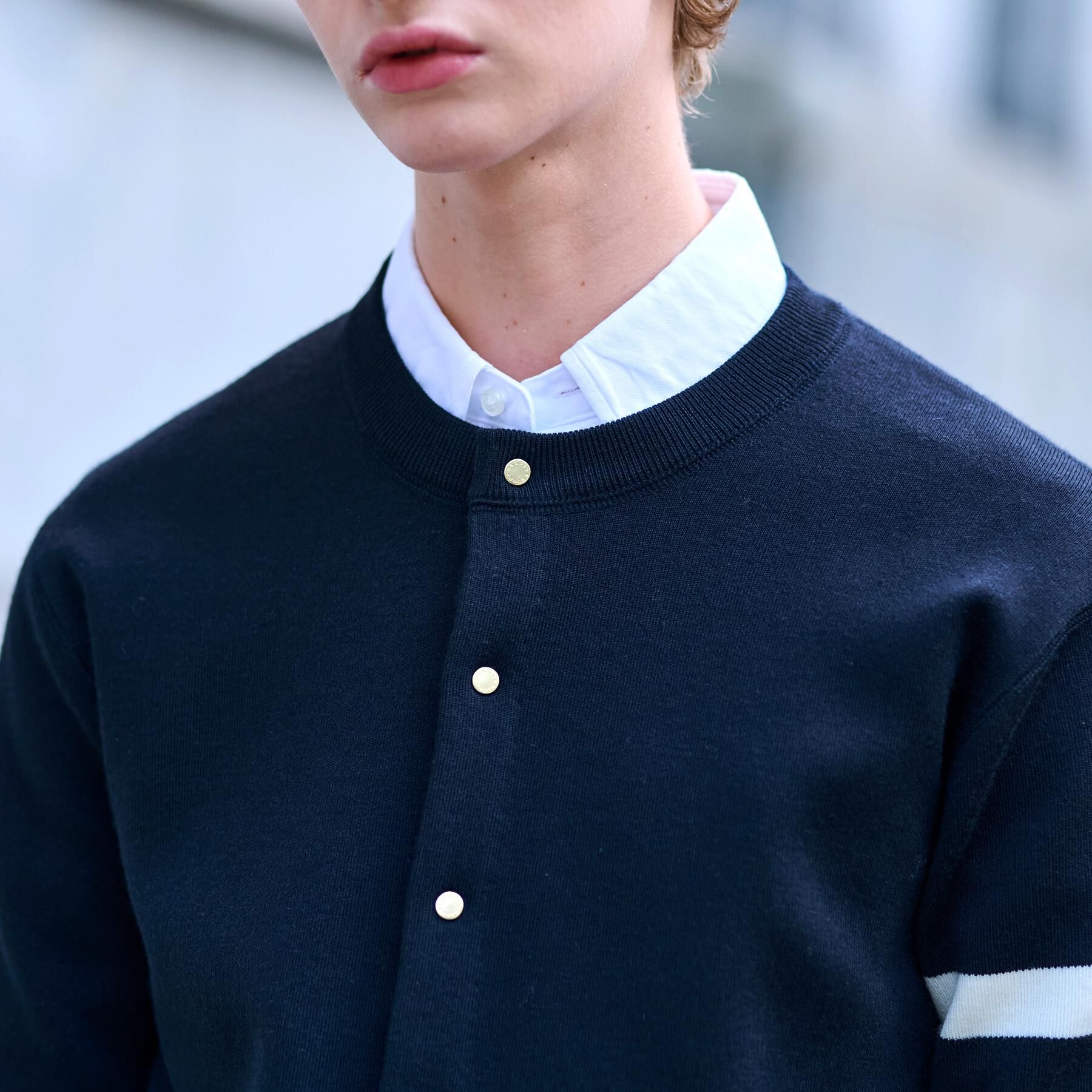 DRESSTERIOR「ウォッシャブル アームライン ラウンドカーディガン」|カーディガン|