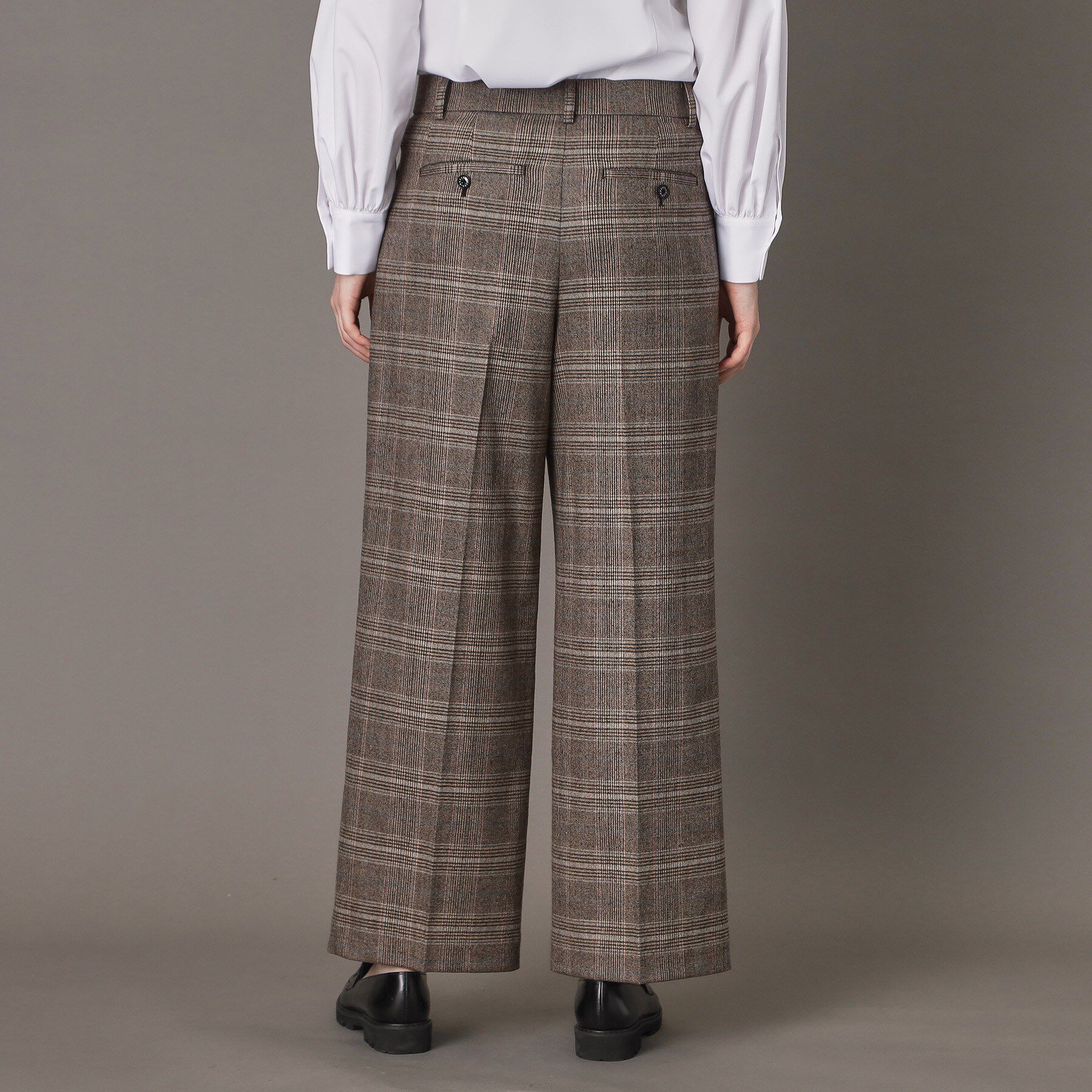 DRESSTERIOR「【otonaMUSE 11月号掲載】グレンチェックワイドパンツ」|その他|