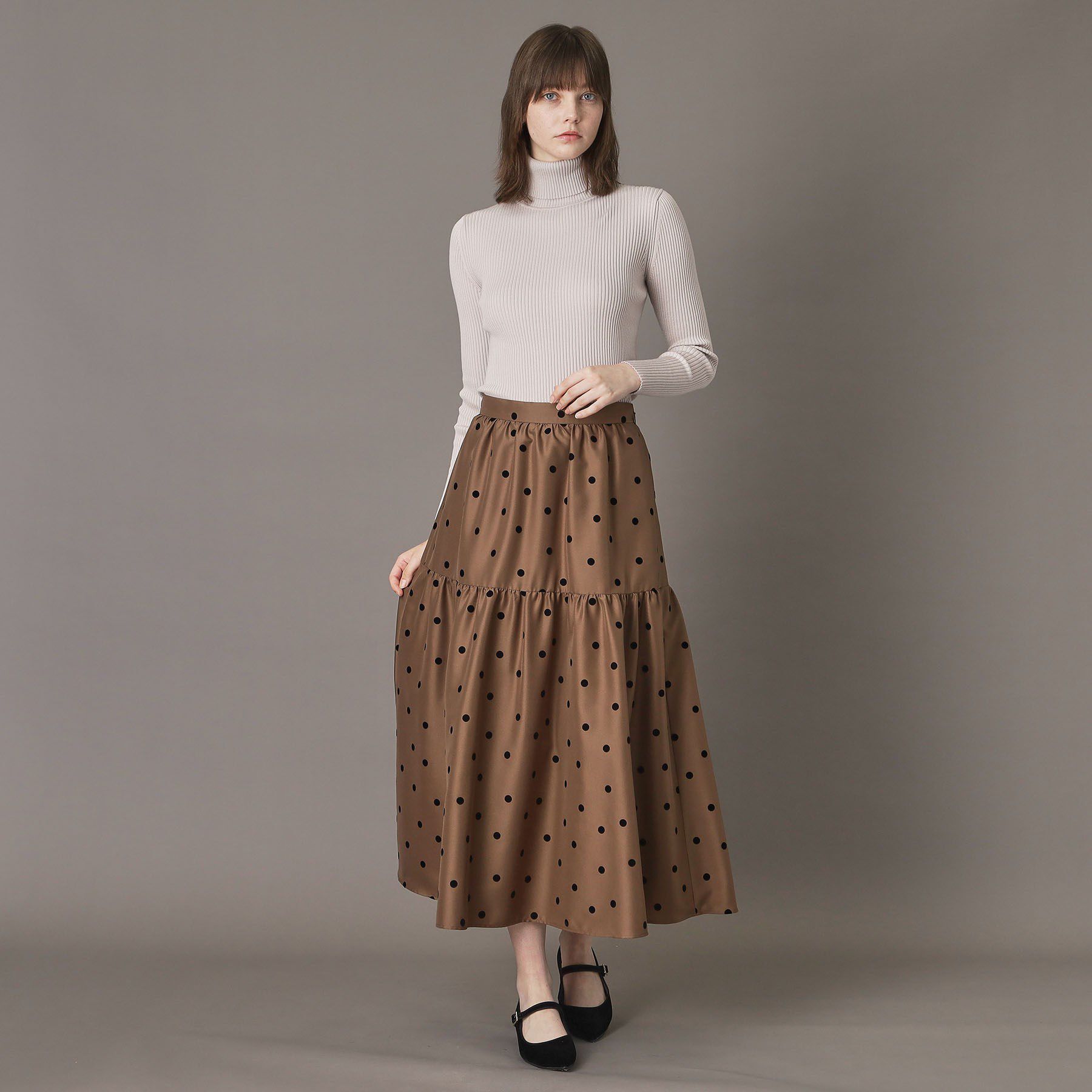 DRESSTERIOR「【CLASSY.12月号掲載】シルクブレンドメリノウールリブプルオーバー」|ニット・セーター|