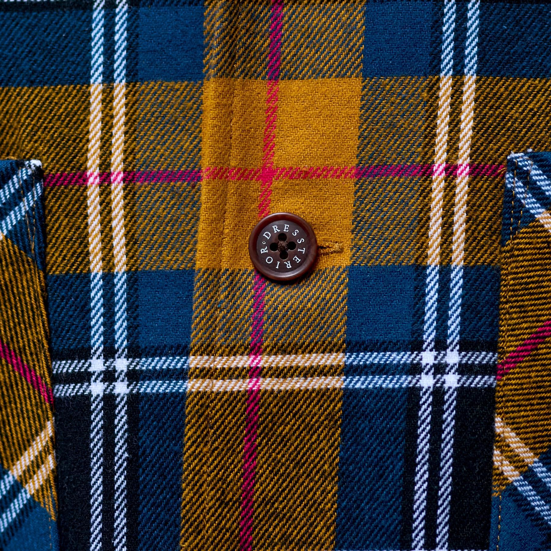 DRESSTERIOR「タータンチェック CPOシャツブルゾン」|シャツ・ブラウス|