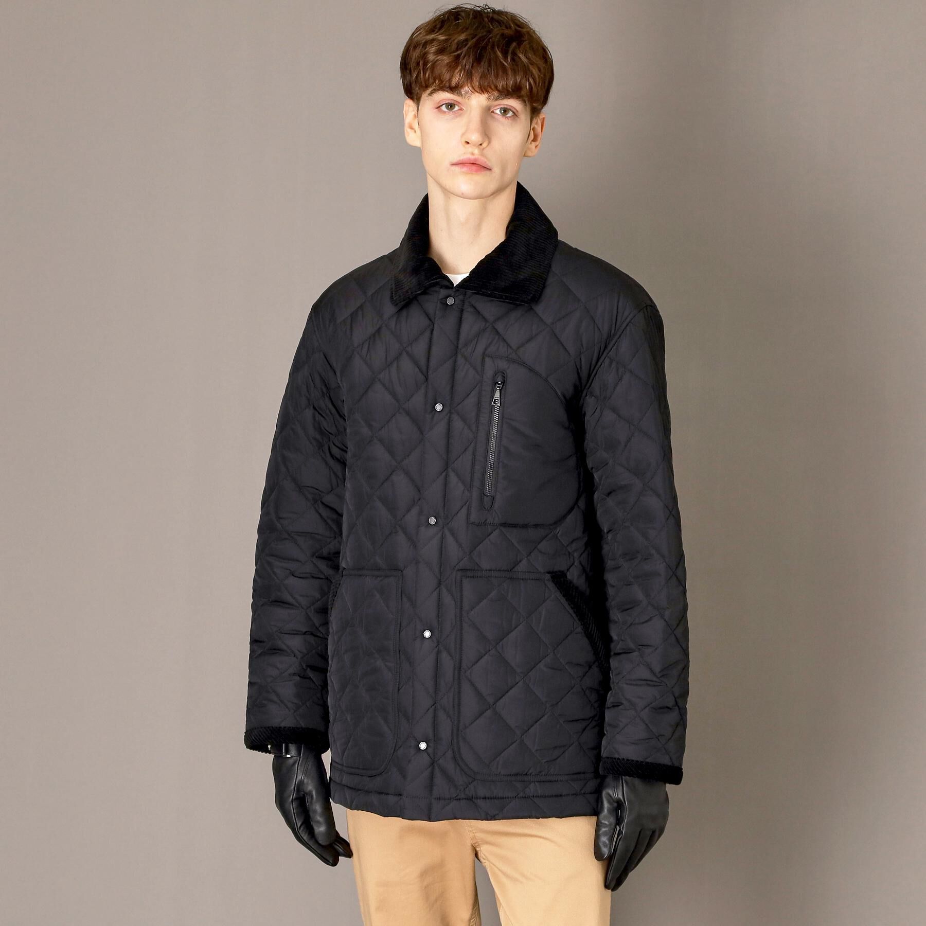 DRESSTERIOR「キルティング ハンティングジャケット」|ブルゾン・スタジャン|