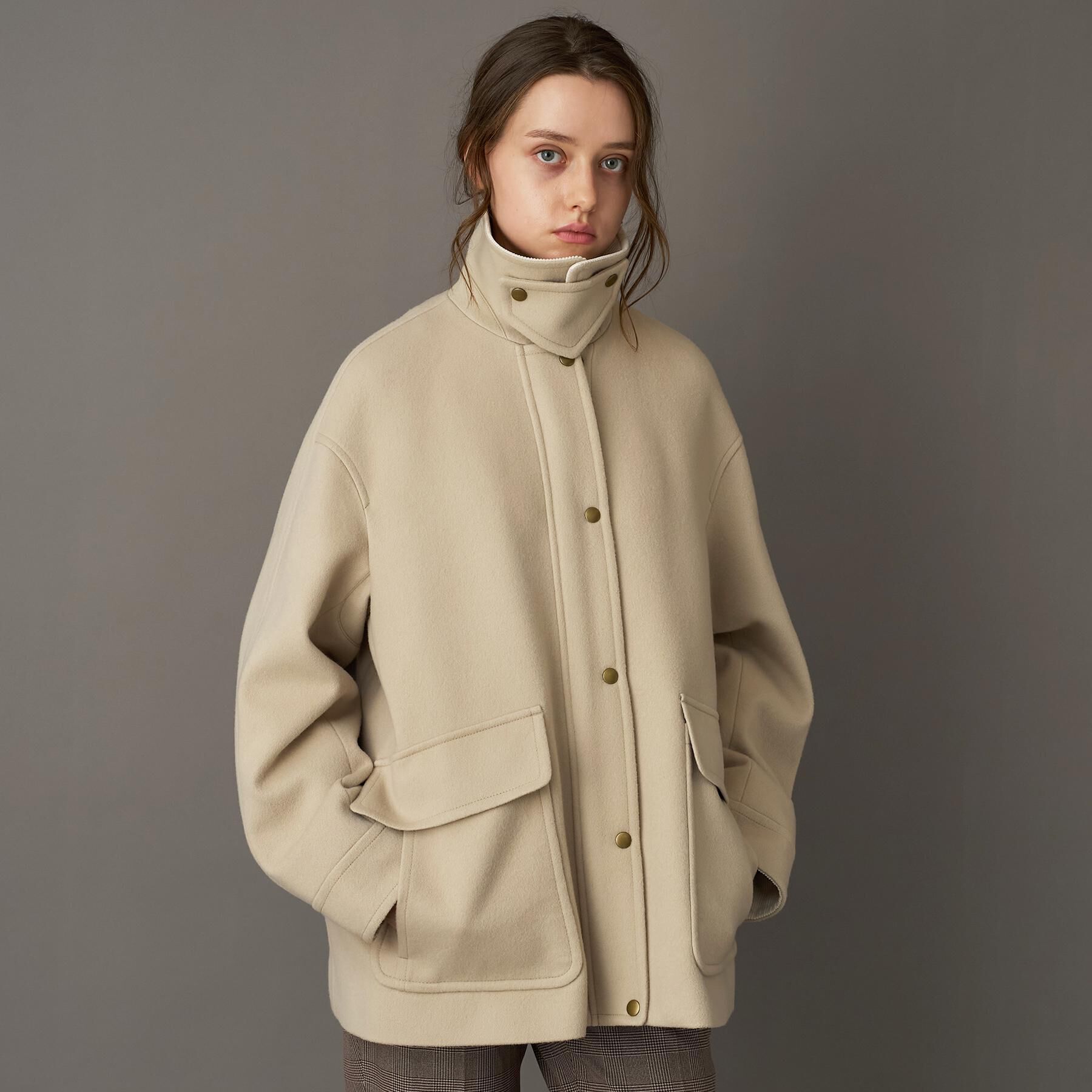 DRESSTERIOR「【CLASSY.12月号/otonaMUSE11月号掲載】ウールハンティングブルゾン」|ブルゾン・スタジャン|