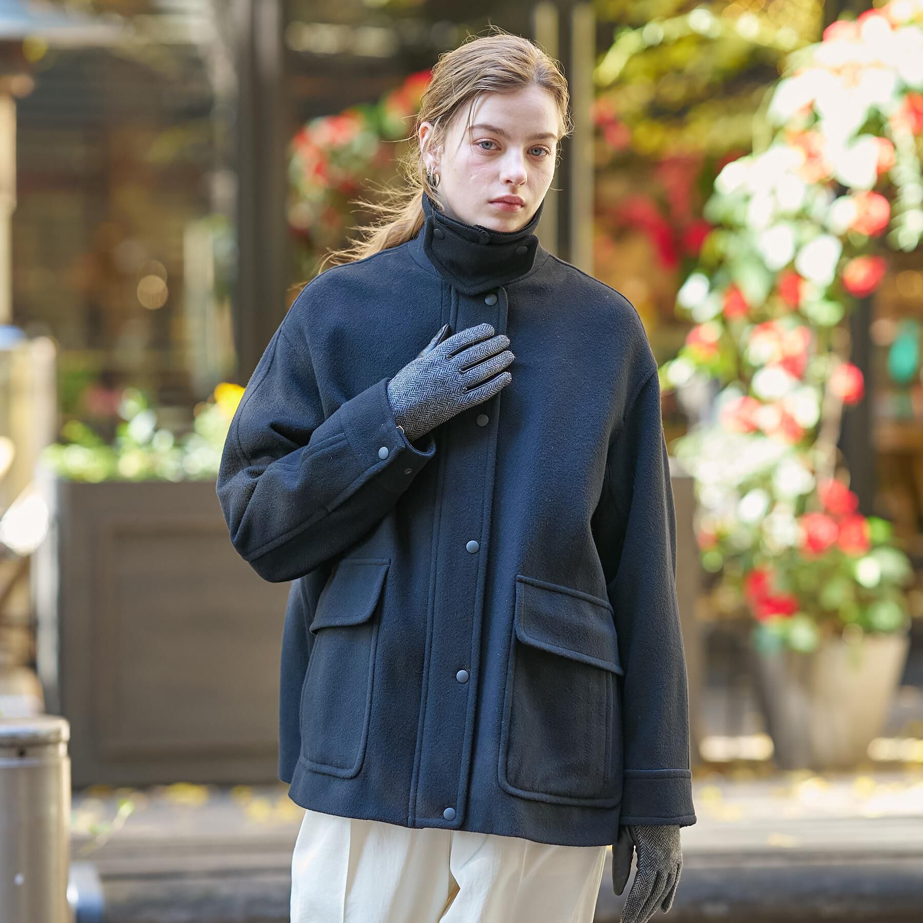 DRESSTERIOR「【CLASSY.12月号/otonaMUSE11月号掲載】ウールハンティングブルゾン」|ブルゾン・スタジャン|