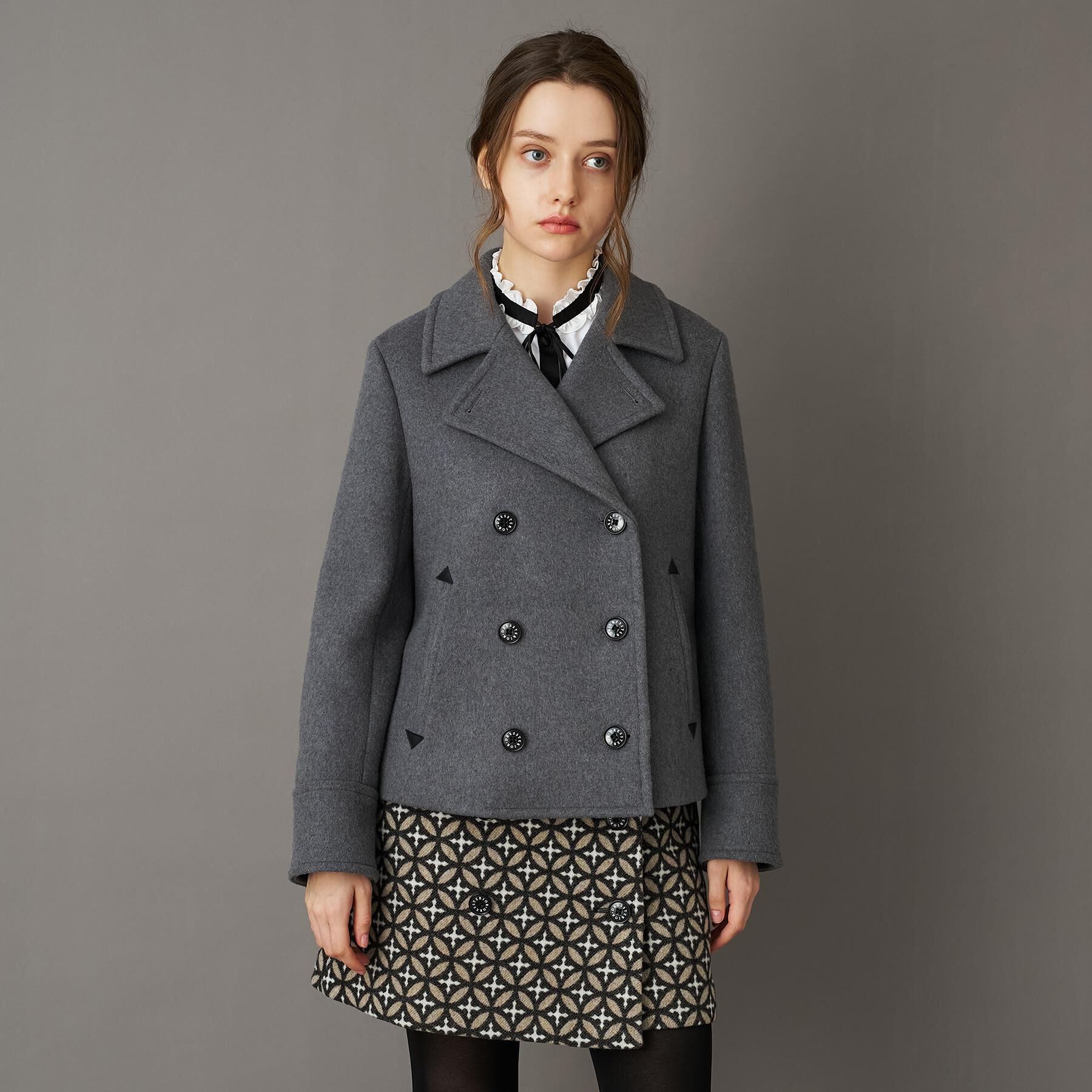 DRESSTERIOR「【CLASSY.12月号/otonaMUSE11月号掲載】Super140'sショートPジャケット」|ピーコート|