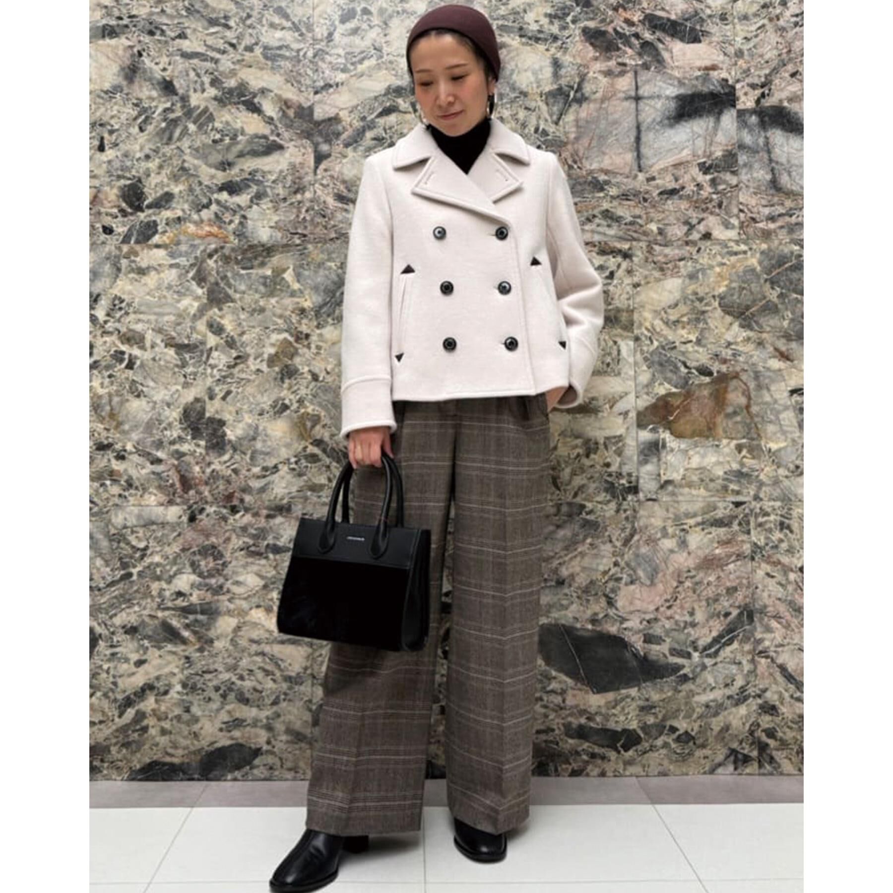 DRESSTERIOR「【CLASSY.12月号/otonaMUSE11月号掲載】Super140'sショートPジャケット」|ピーコート|