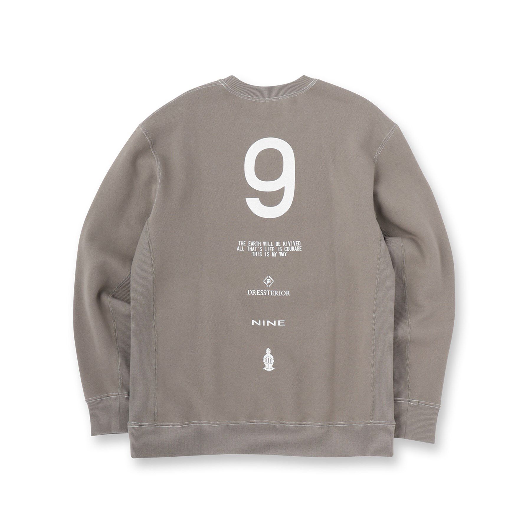 DRESSTERIOR「裏起毛 バック9プリントスウェット」|パーカー|