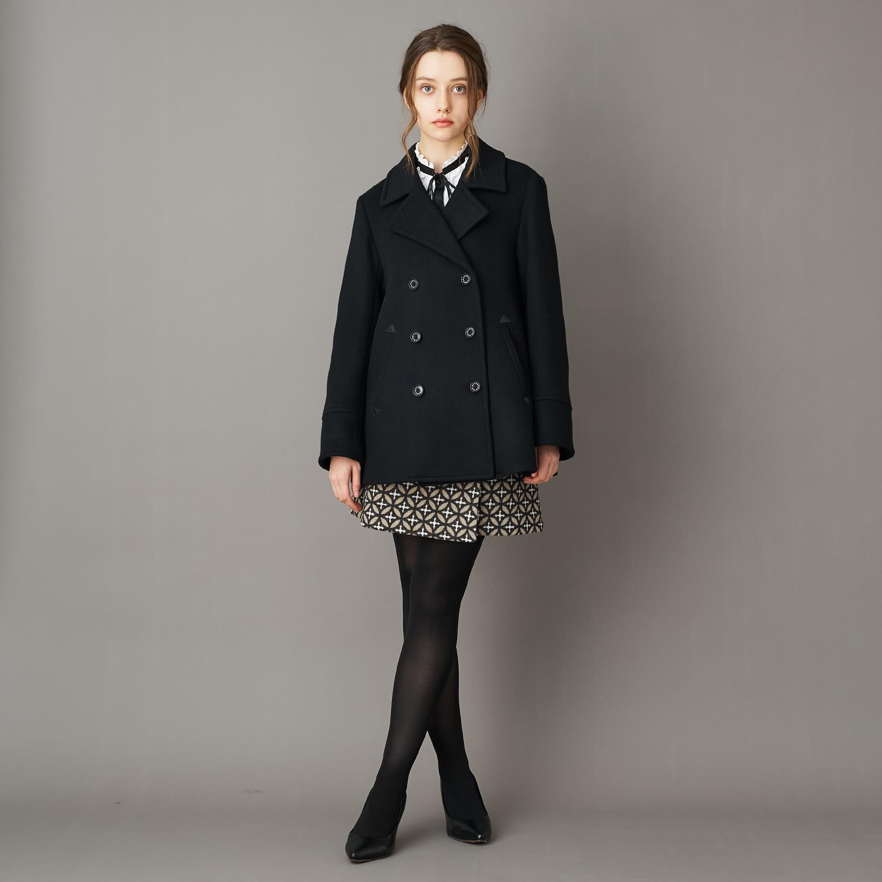 DRESSTERIOR「Super140&lsquo;sAラインPコート」|ピーコート|