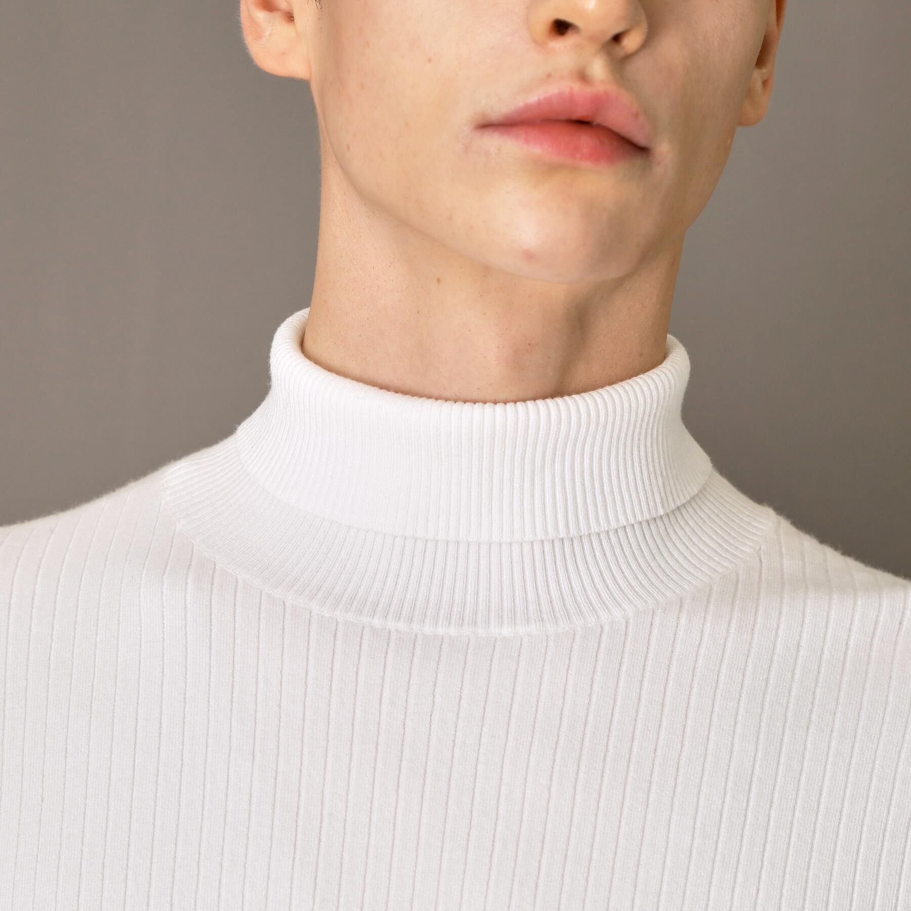 DRESSTERIOR「ワイドリブ タートルネックニット」|ニット・セーター|