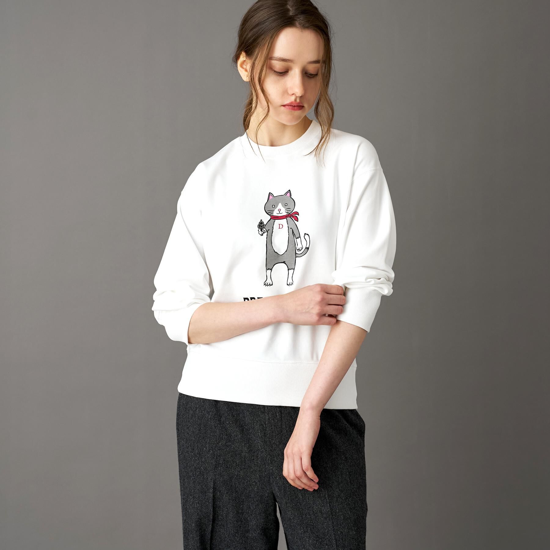 DRESSTERIOR「【ECルクア別注】キャット裏毛スウェット」|パーカー|