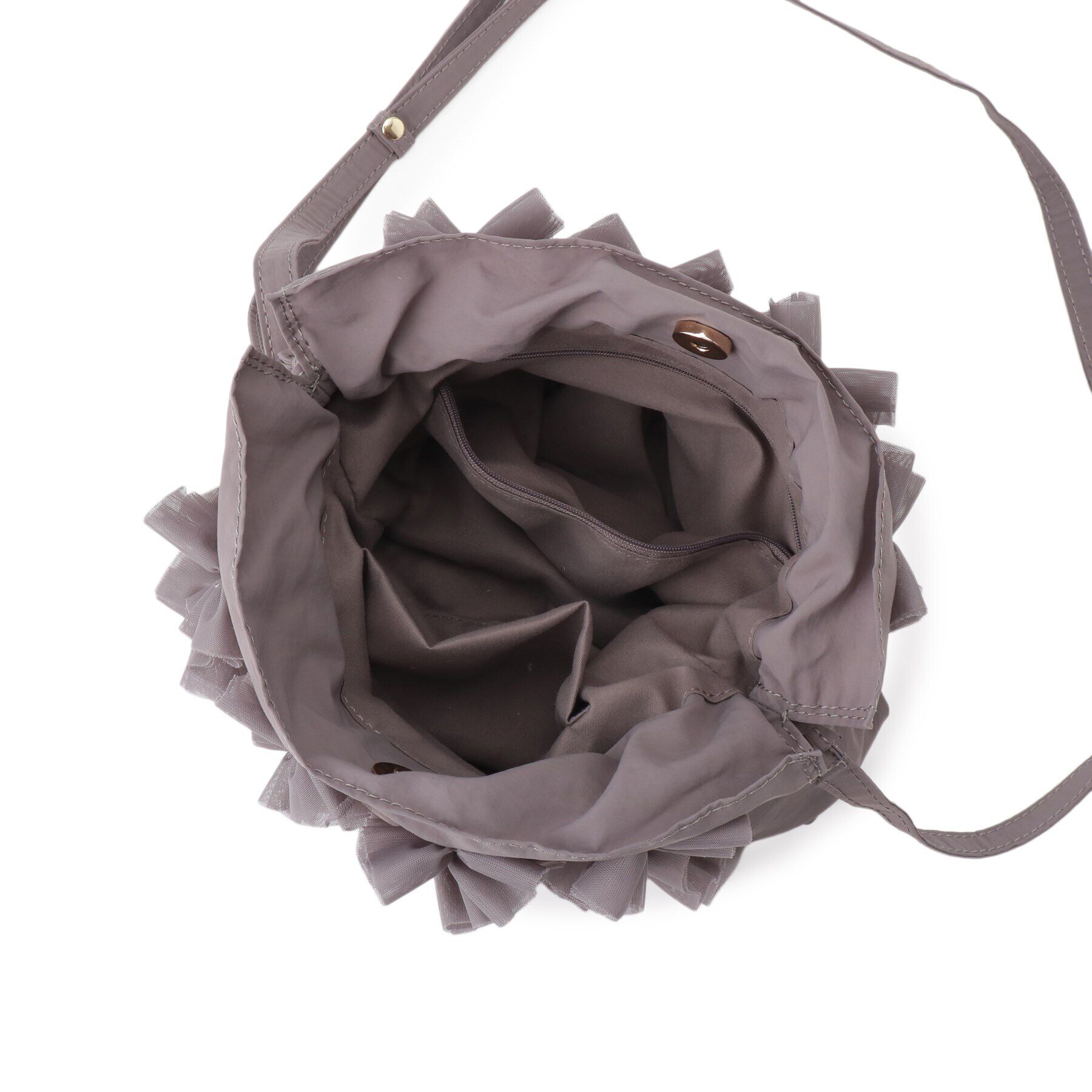 grove「チュールティアード巾着ショルダー」|ショルダー・メッセンジャー|