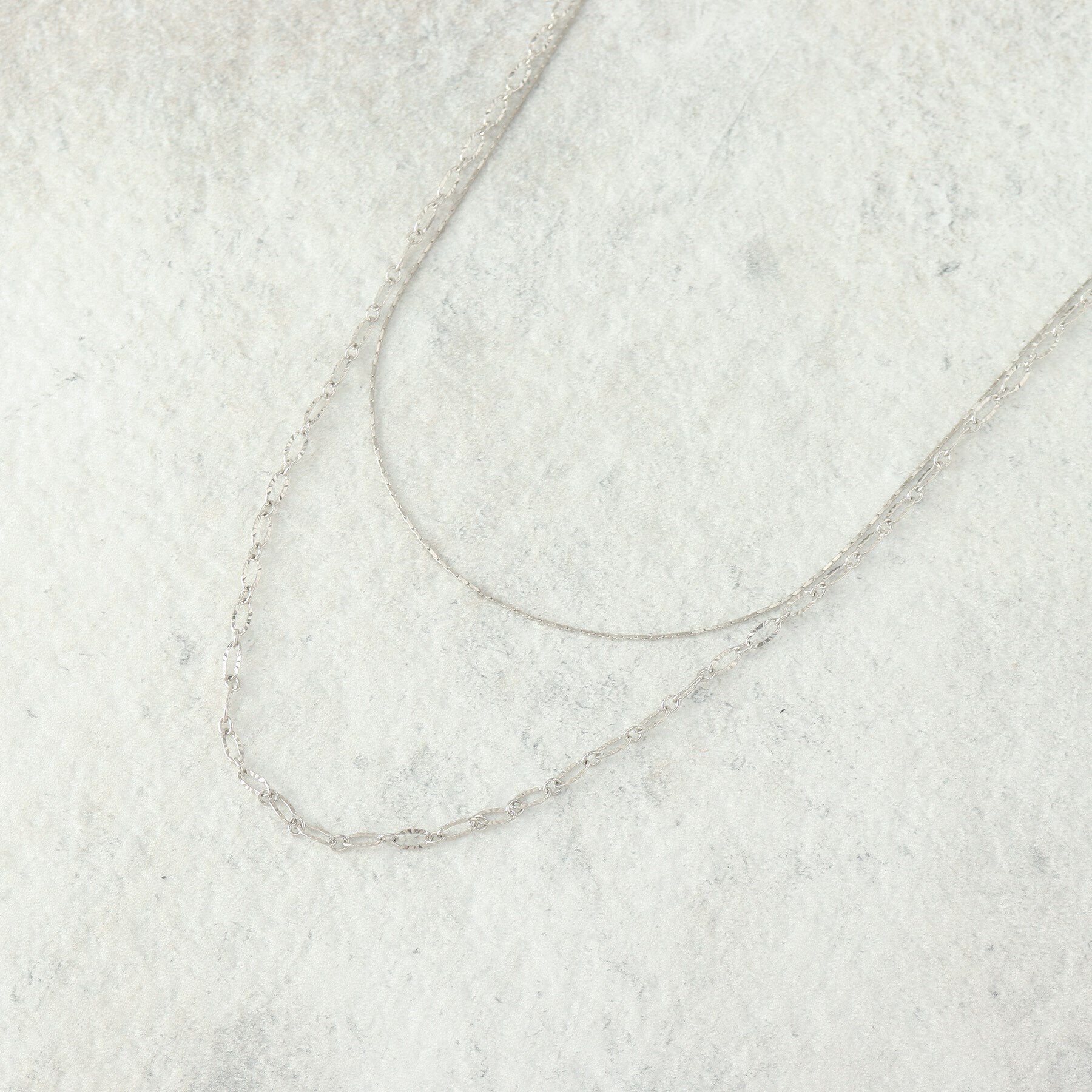 grove「デザインチェーン2連ネックレス」|ネックレス|