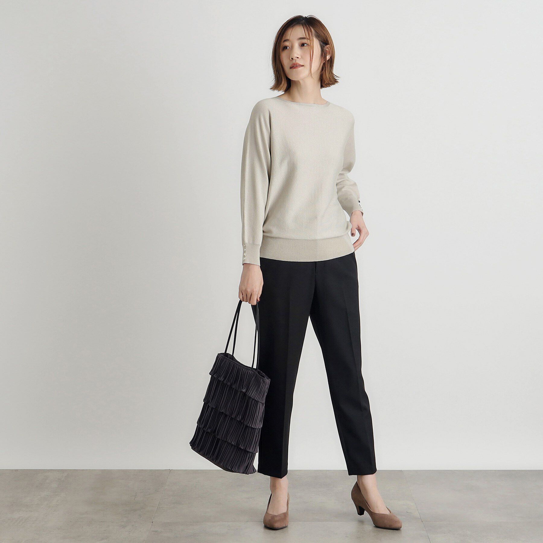 grove「ラメドルマンニットプルオーバー」|ニット・セーター|